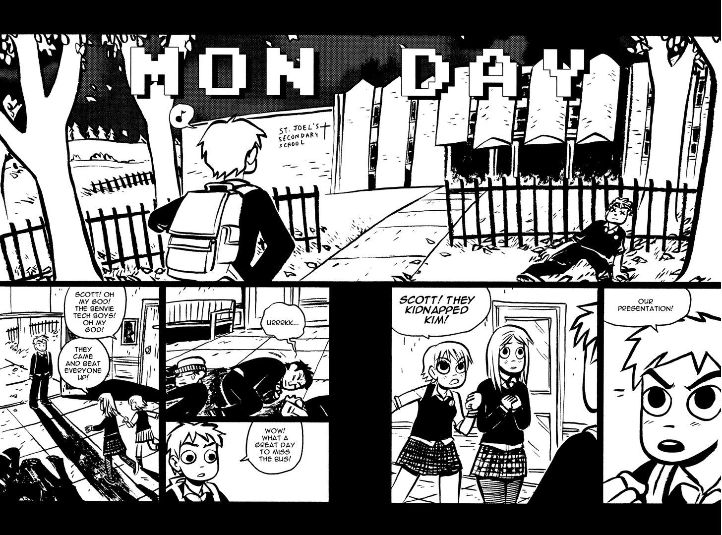 Scott Pilgrim Chapter 6 page 21 - Chapter 6 : The New Kid