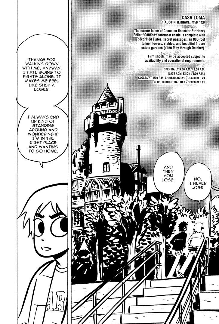 Scott Pilgrim Chapter 9 page 24 - Chapter 9 : As Long as the Road Lacks Perspective