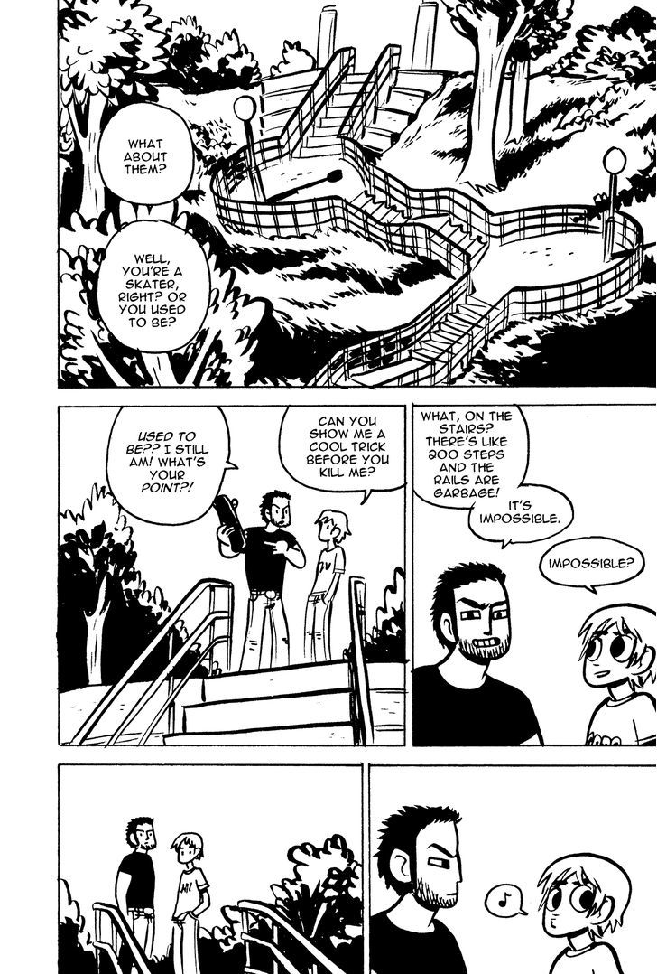 Scott Pilgrim Chapter 9 page 34 - Chapter 9 : As Long as the Road Lacks Perspective