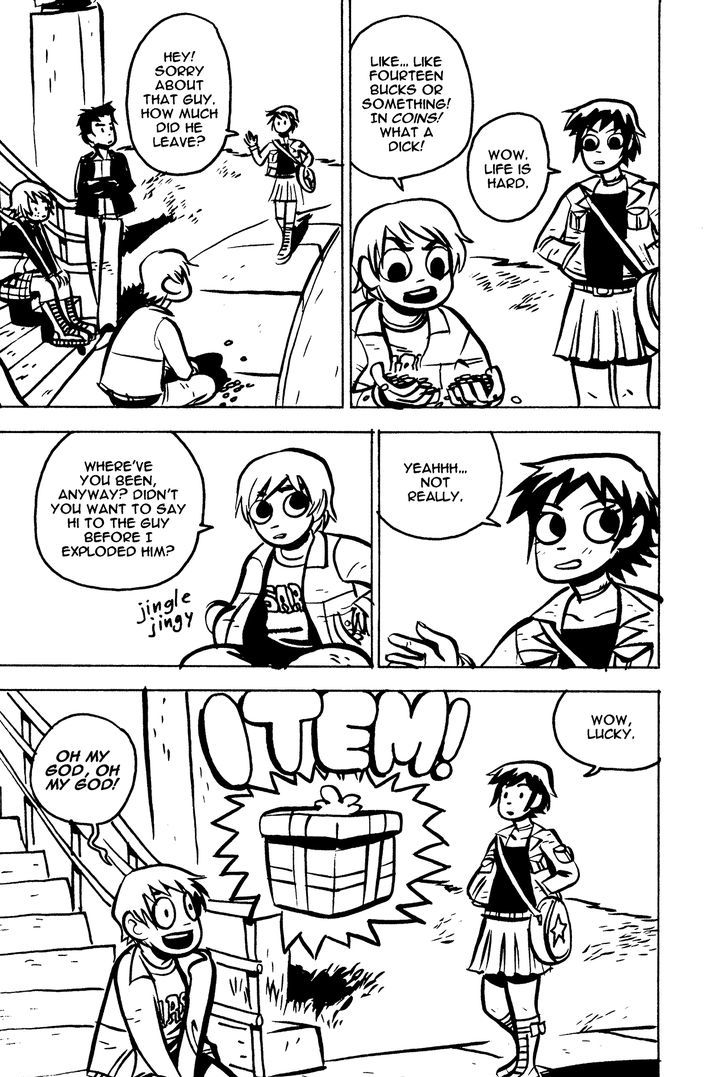 Scott Pilgrim Chapter 9 page 38 - Chapter 9 : As Long as the Road Lacks Perspective