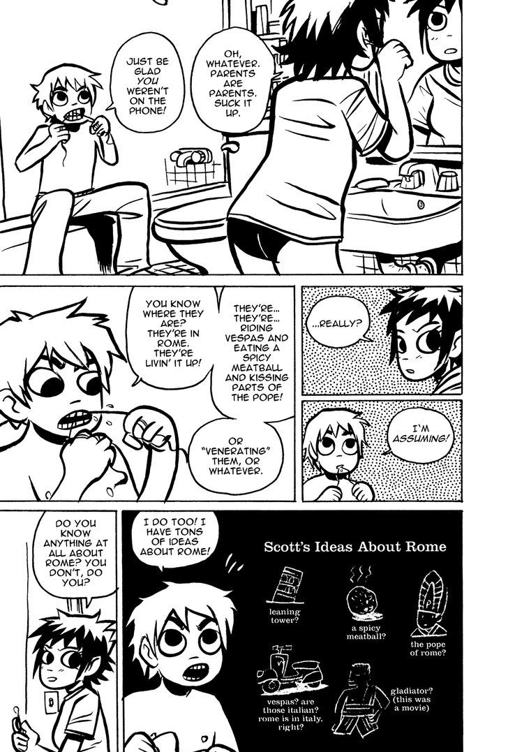 Scott Pilgrim Chapter 9 page 5 - Chapter 9 : As Long as the Road Lacks Perspective