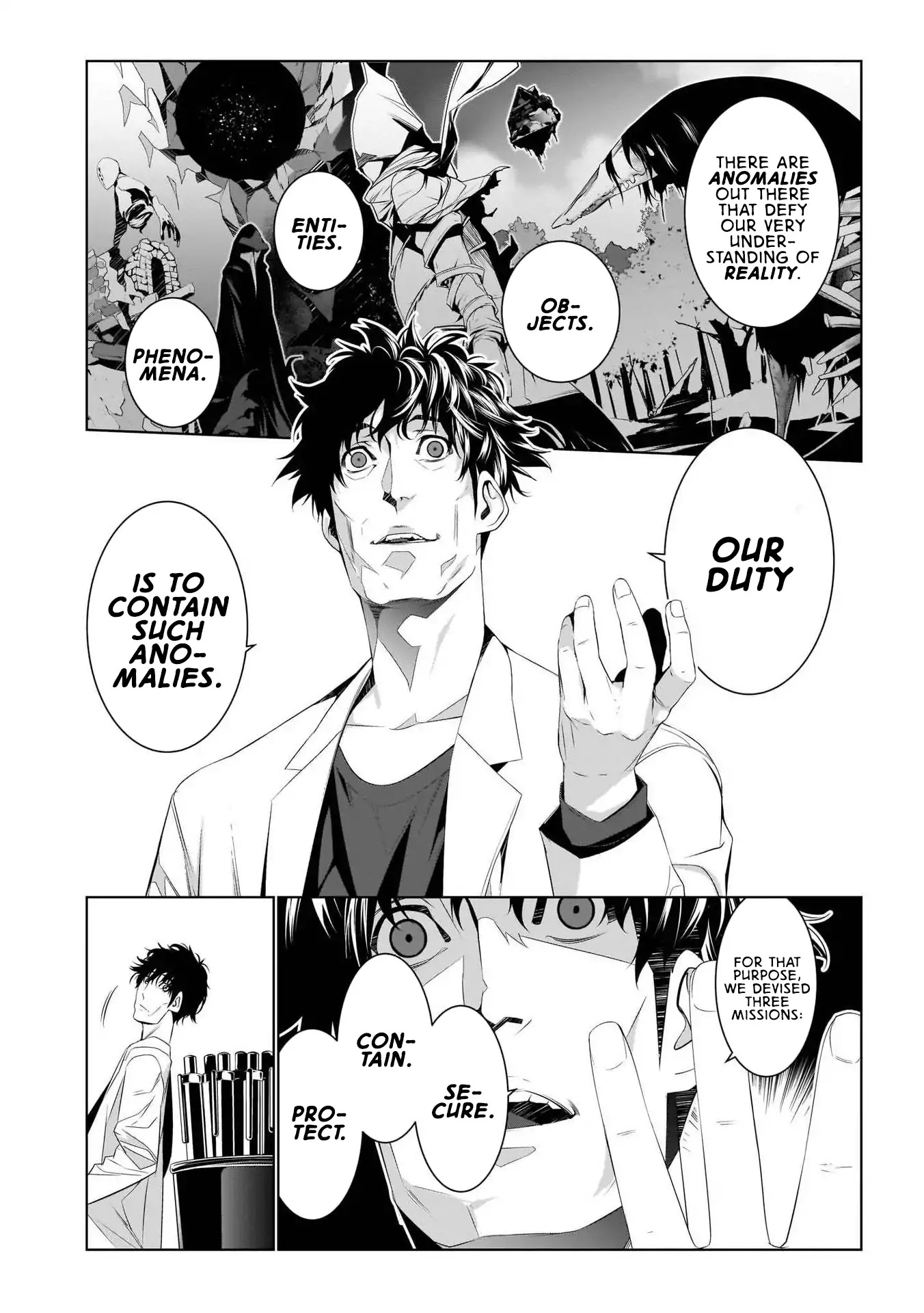 SCP Comic Anthology - KAI Chapter 1 page 8 - Chapter 1: Prologue