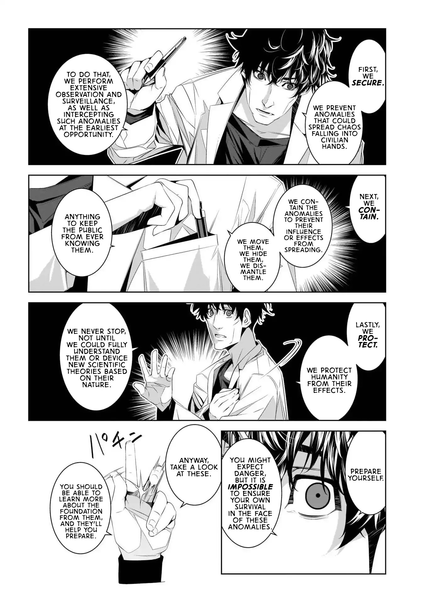 SCP Comic Anthology - KAI Chapter 1 page 9 - Chapter 1: Prologue