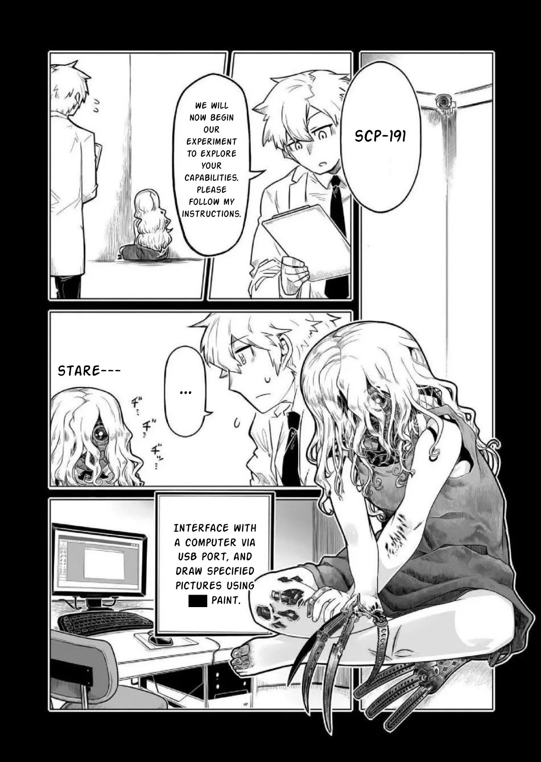 SCP Comic Anthology - KAI Chapter 10 page 5 - Chapter 10: SCP-191: Cyborg Child (Nakajima Goren & Hayami)