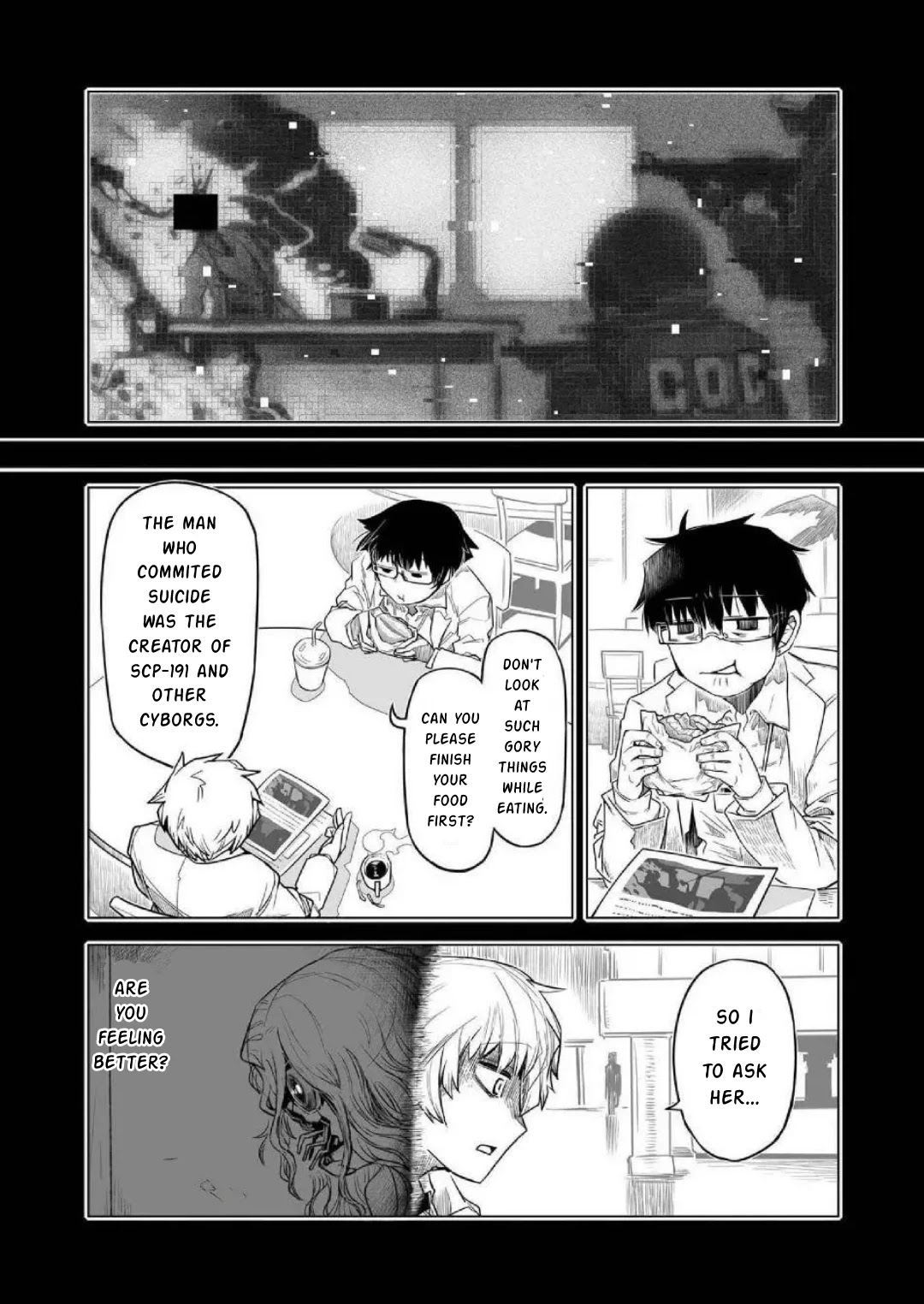 SCP Comic Anthology - KAI Chapter 10 page 8 - Chapter 10: SCP-191: Cyborg Child (Nakajima Goren & Hayami)