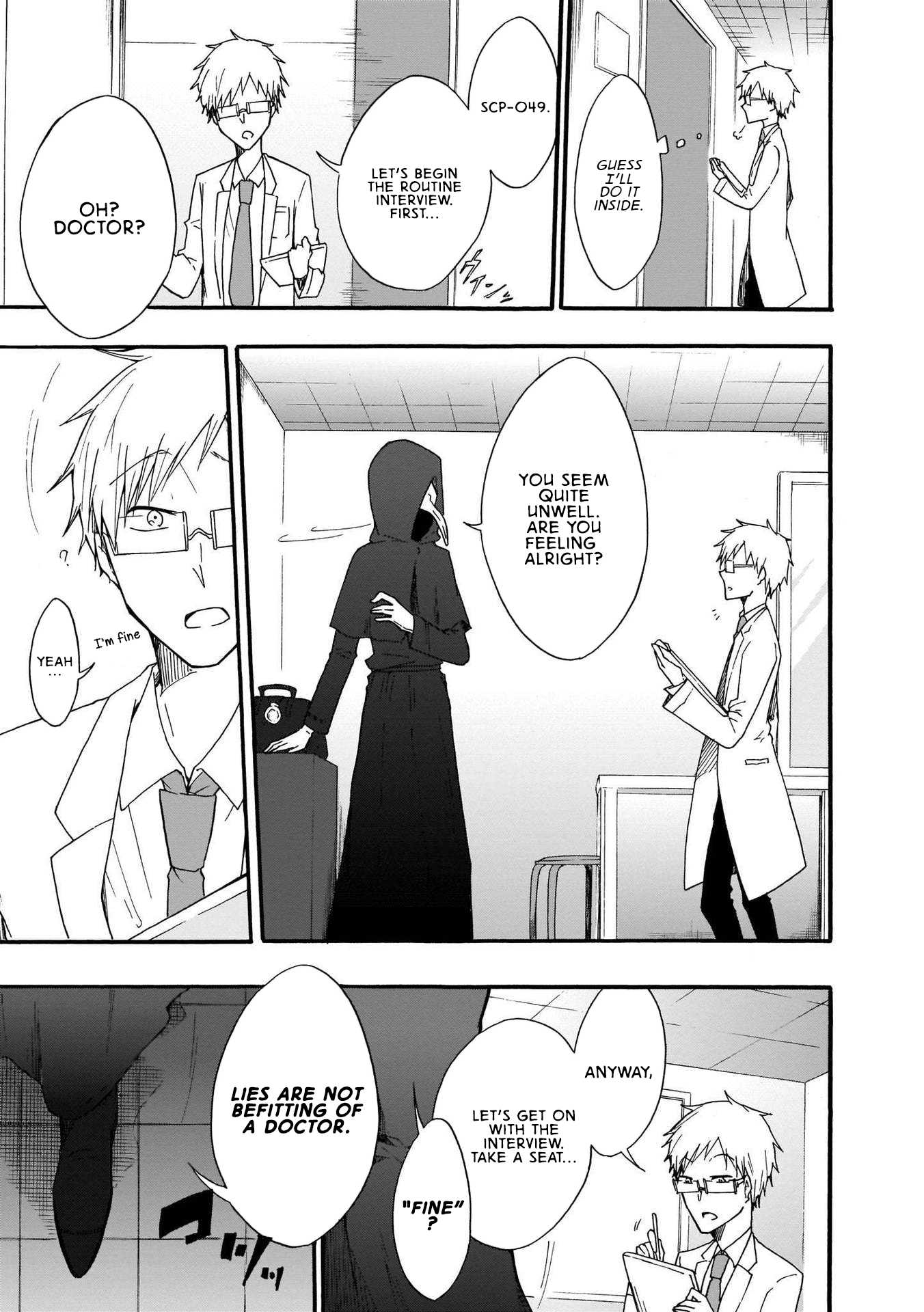 SCP Comic Anthology - KAI Chapter 2 page 15 - Chapter 2: SCP-049 - Plague Doctor (Korehito)