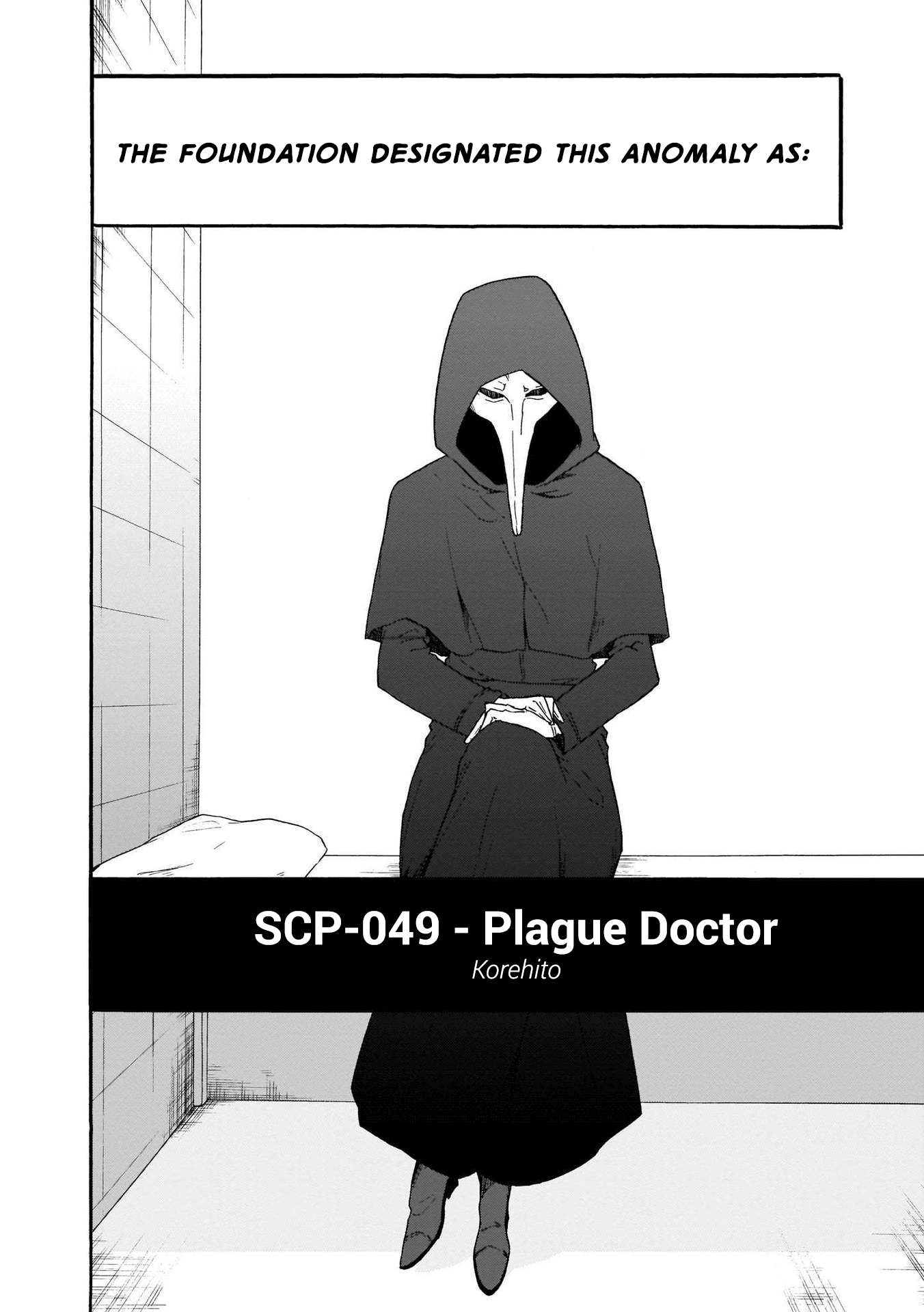 SCP Comic Anthology - KAI Chapter 2 page 2 - Chapter 2: SCP-049 - Plague Doctor (Korehito)