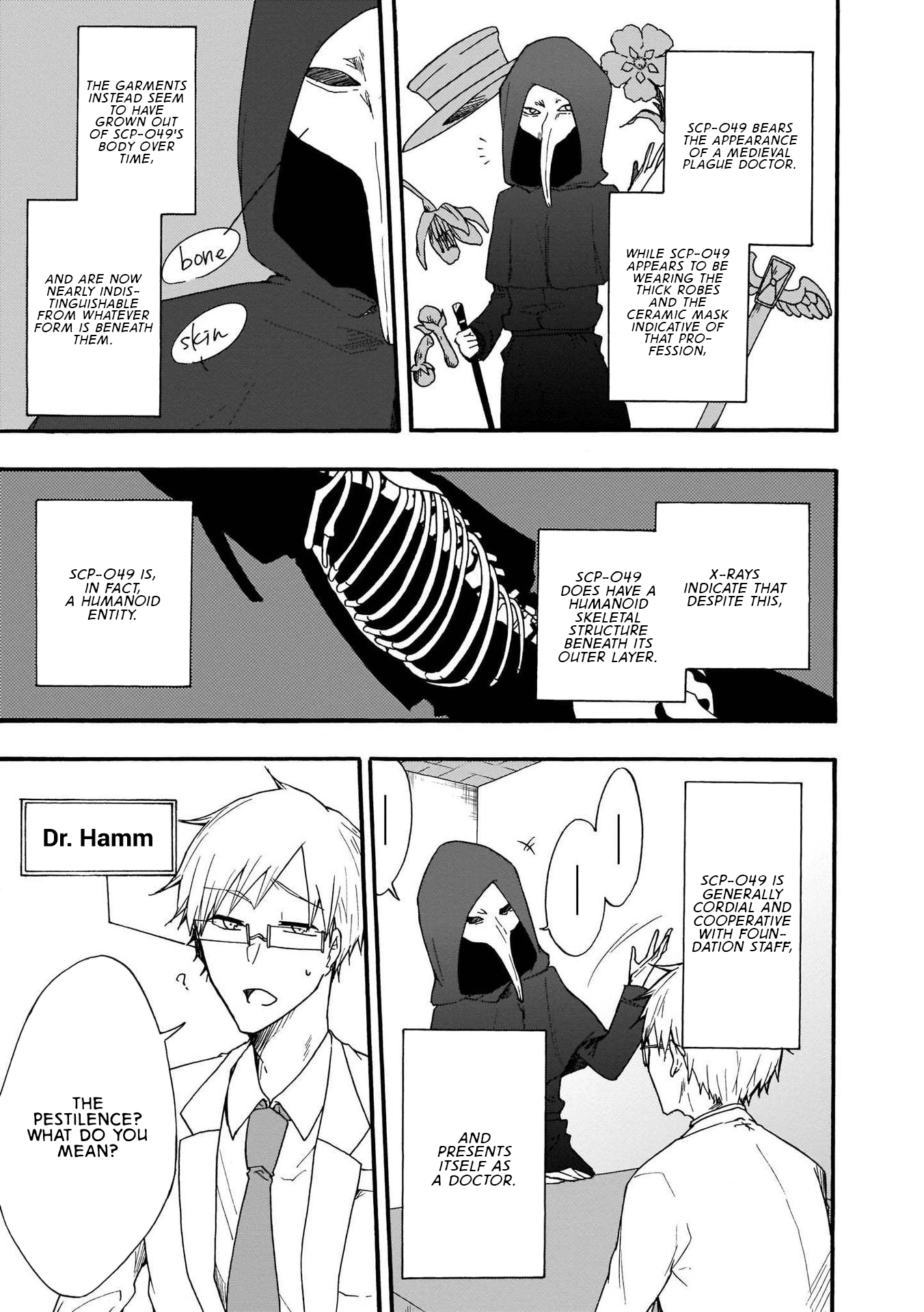 SCP Comic Anthology - KAI Chapter 2 page 3 - Chapter 2: SCP-049 - Plague Doctor (Korehito)
