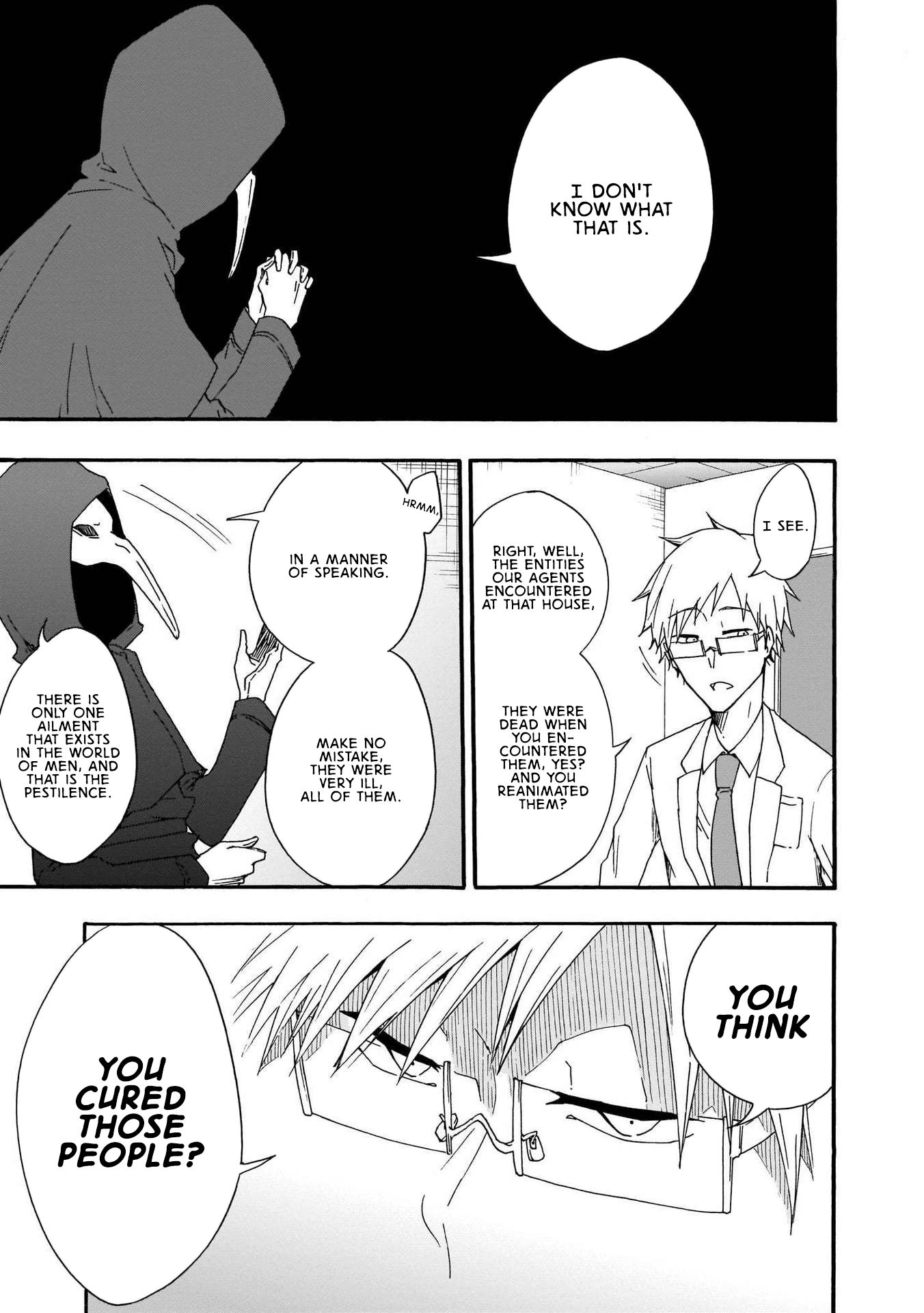 SCP Comic Anthology - KAI Chapter 2 page 5 - Chapter 2: SCP-049 - Plague Doctor (Korehito)