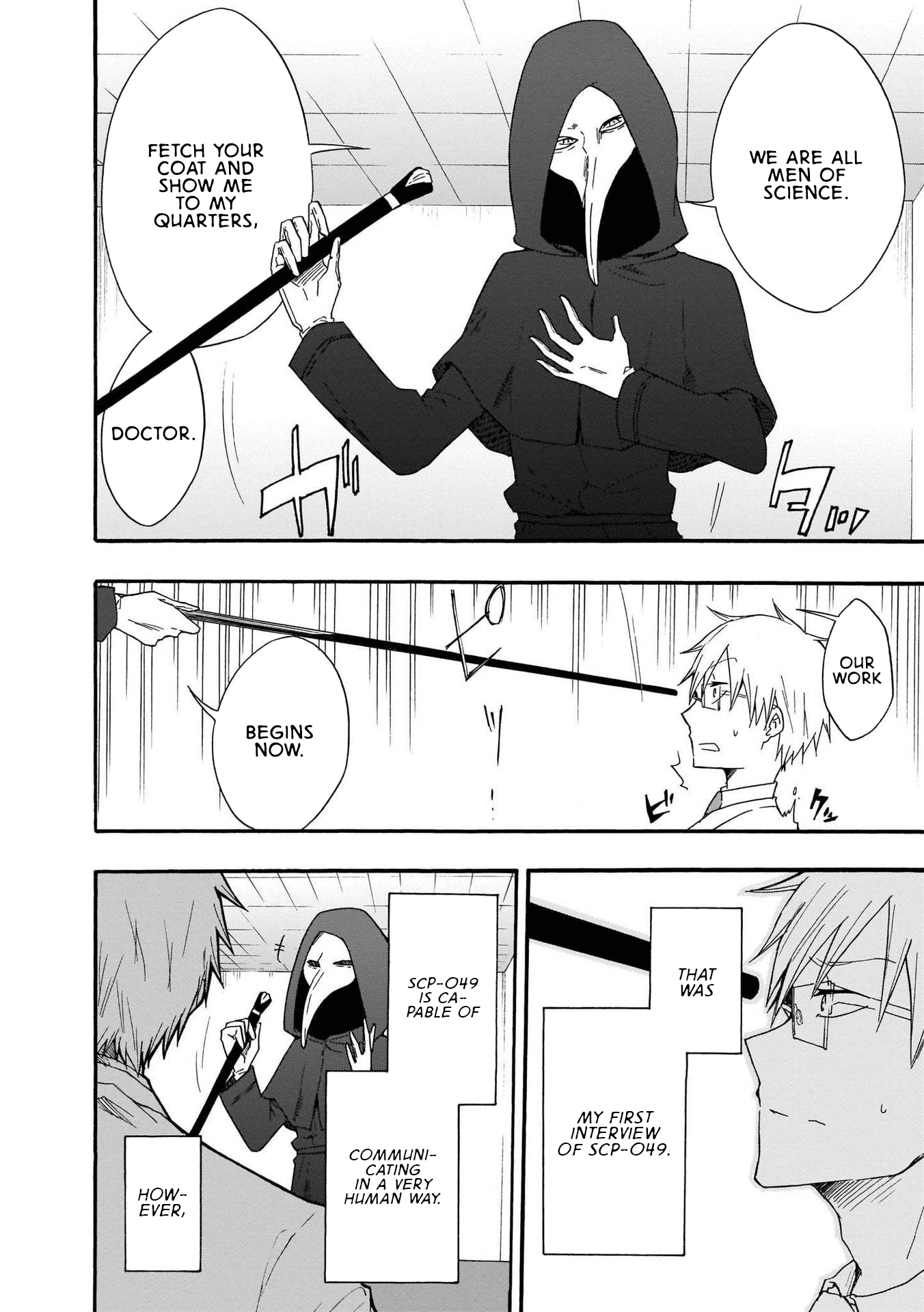 SCP Comic Anthology - KAI Chapter 2 page 8 - Chapter 2: SCP-049 - Plague Doctor (Korehito)