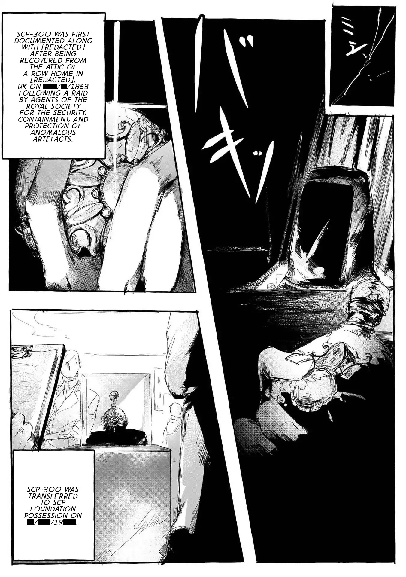 SCP Comic Anthology - KAI Chapter 3 page 3 - Chapter 3: SCP-300 - "A World in a Bottle” (Garakuta)