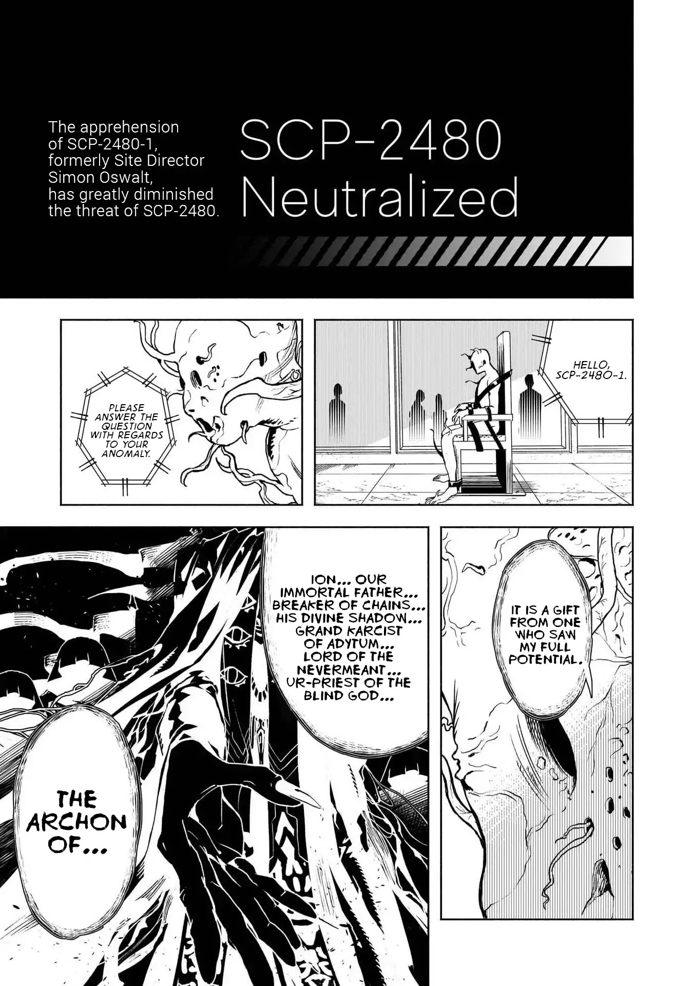 SCP Comic Anthology - KAI Chapter 5 page 15 - Chapter 5: SCP-2480 - An Unfinished Ritual (AnonymU)
