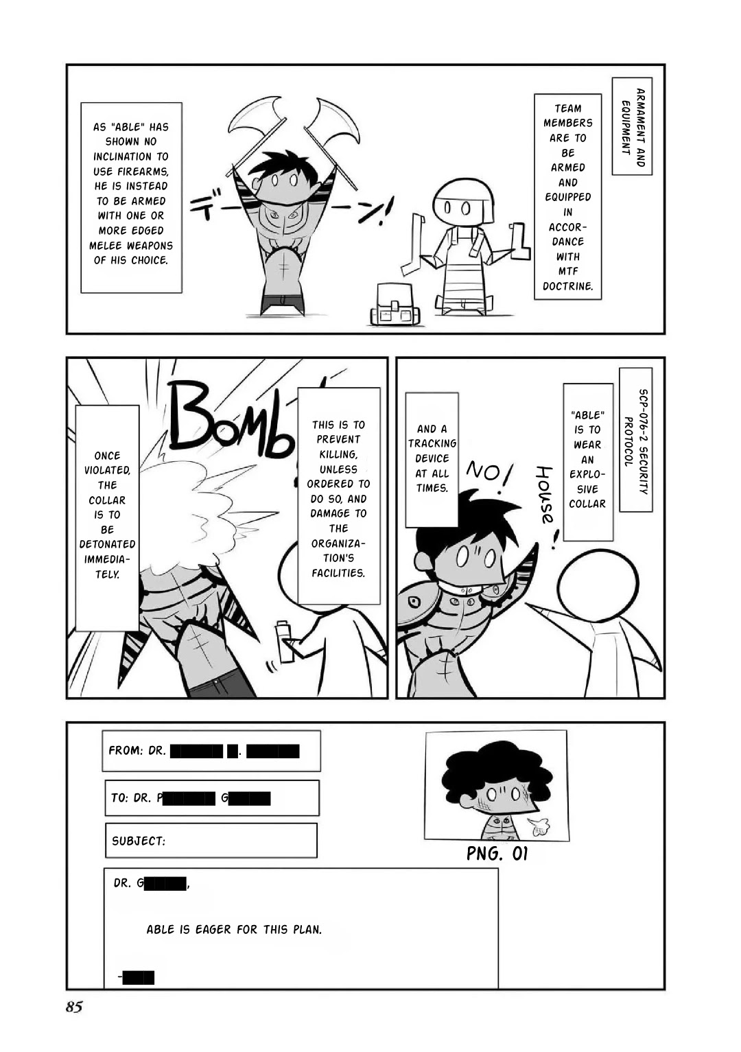 SCP Comic Anthology - KAI Chapter 7 page 3 - Chapter 7: SCP-076: MTF Omega-7 Incident Log (松(A・TYPEcorp.))