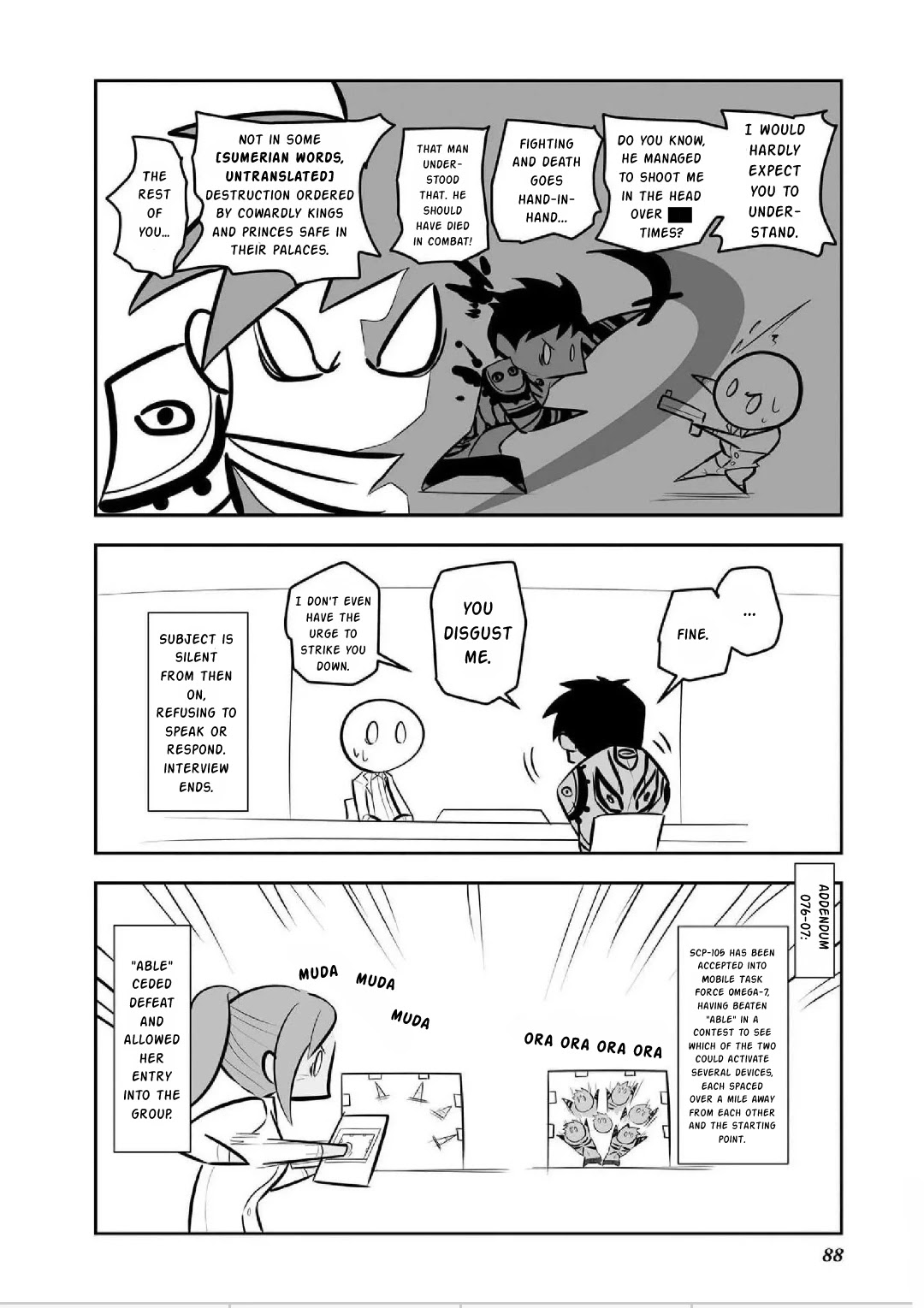 SCP Comic Anthology - KAI Chapter 7 page 6 - Chapter 7: SCP-076: MTF Omega-7 Incident Log (松(A・TYPEcorp.))