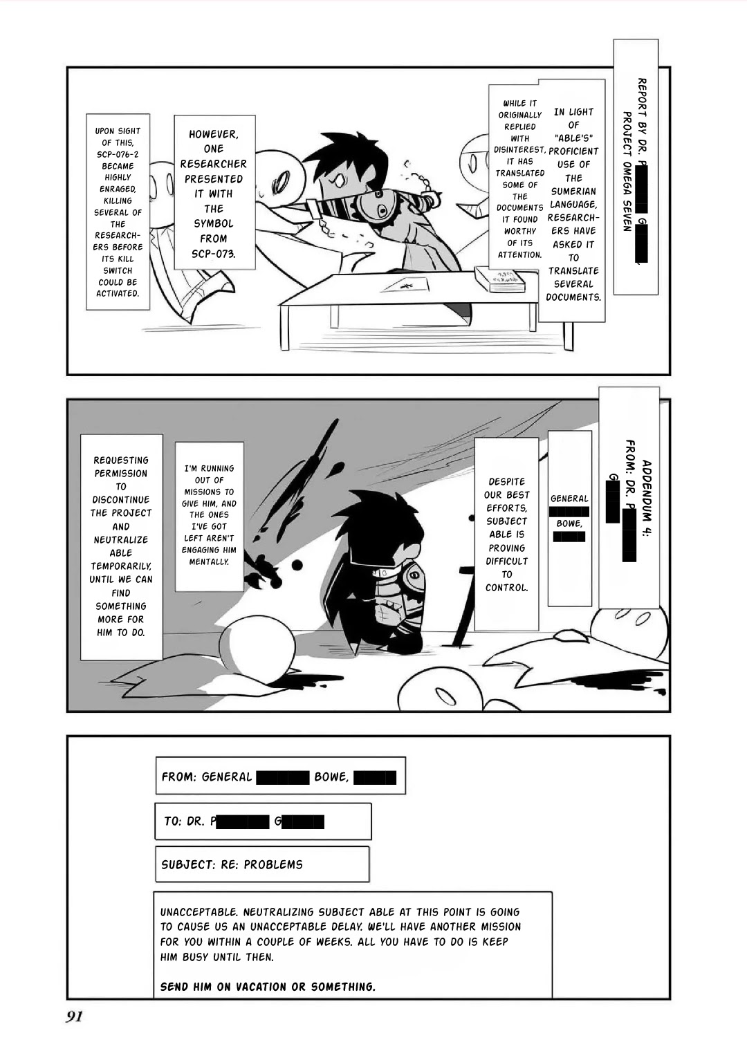 SCP Comic Anthology - KAI Chapter 7 page 9 - Chapter 7: SCP-076: MTF Omega-7 Incident Log (松(A・TYPEcorp.))