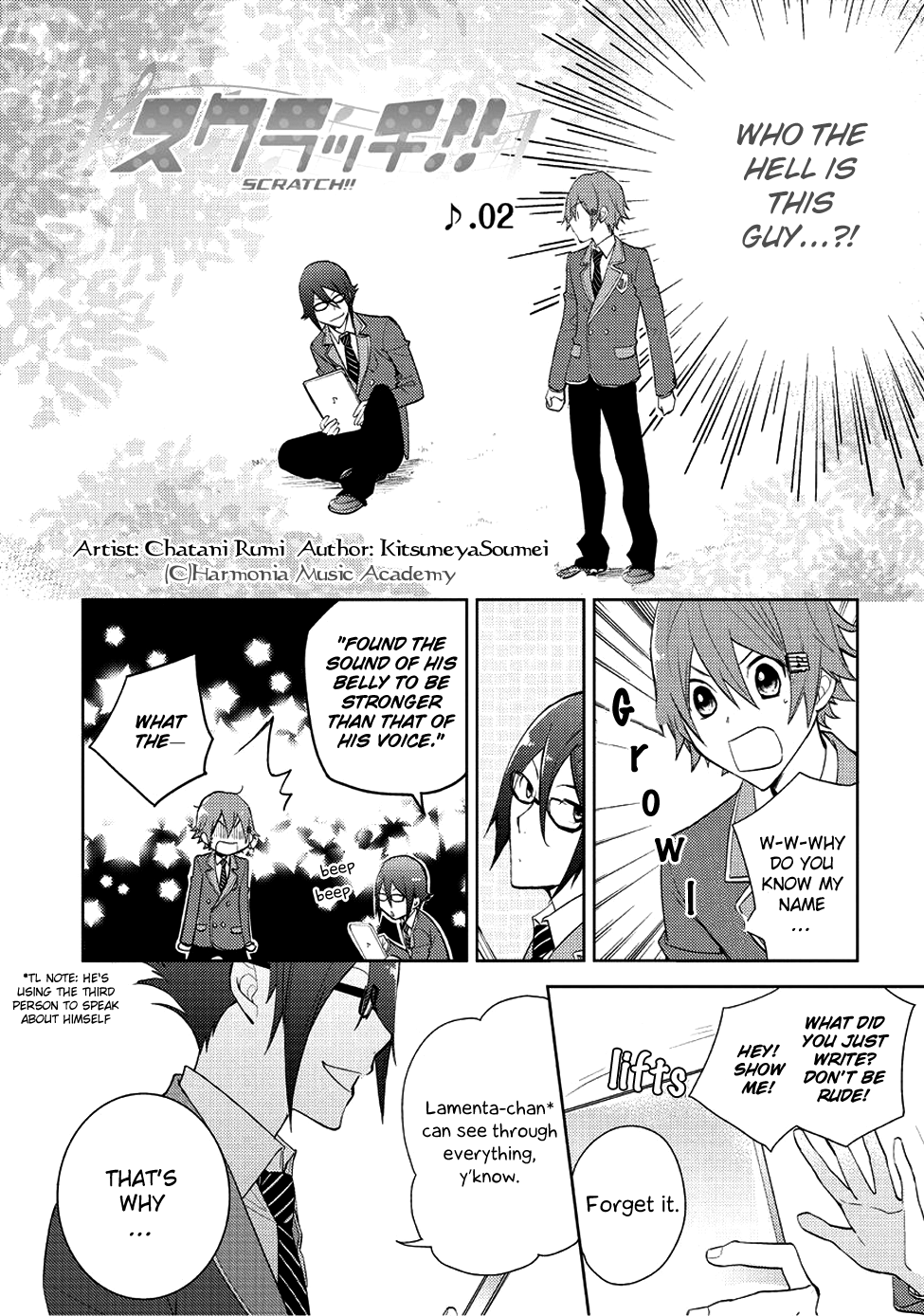 Scratch!! Chapter 2.2 page 10 - Chapter 2 v2 : ♪.02