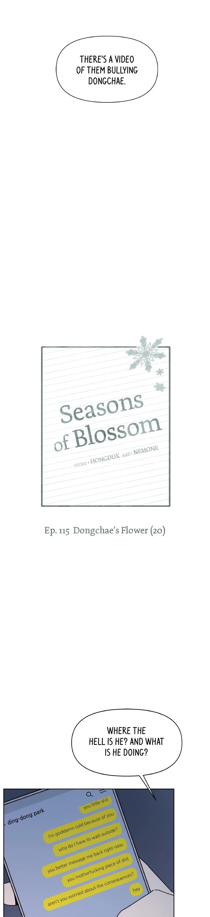 Seasons of Blossom Chapter 115 page 17 - Chapter 115: (S4) Ep. 115 - Dongchae's Flower (20)