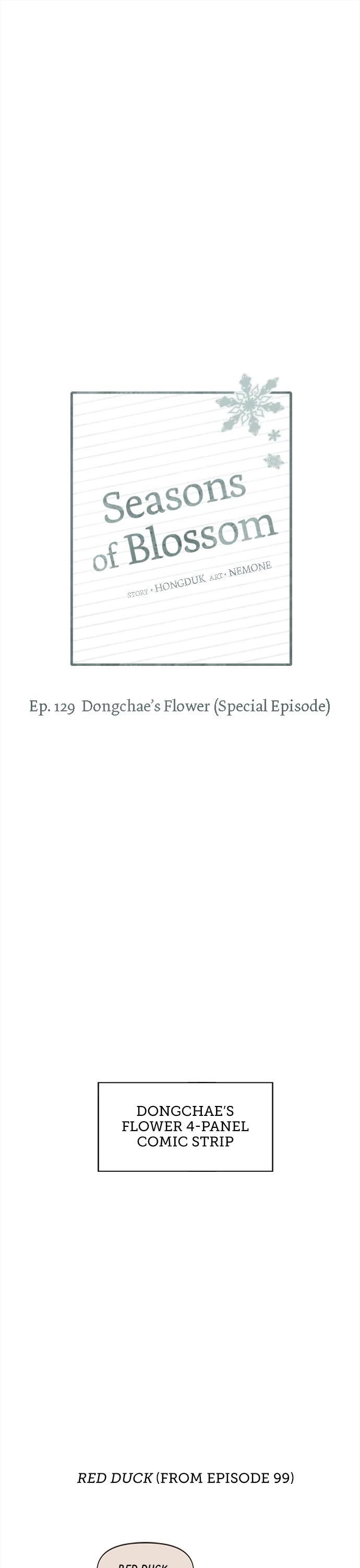 Seasons of Blossom Chapter 129 page 1 - Chapter 129: (S4) Ep. 129 - Dongchae's Flower (Special Episode)