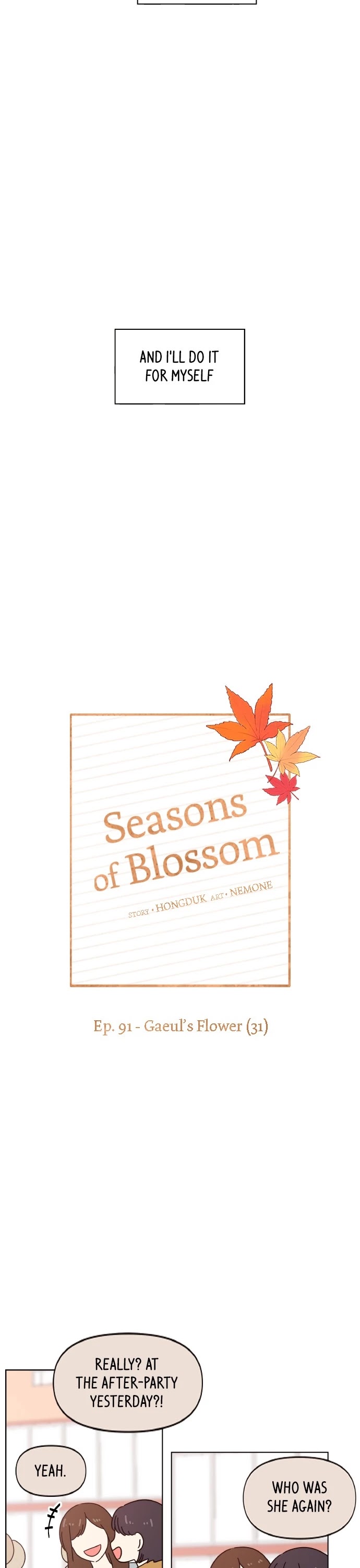 Seasons of Blossom Chapter 91 page 14 - Chapter 91: (S3) Ep. 91 - Gaeul's Flower (31)