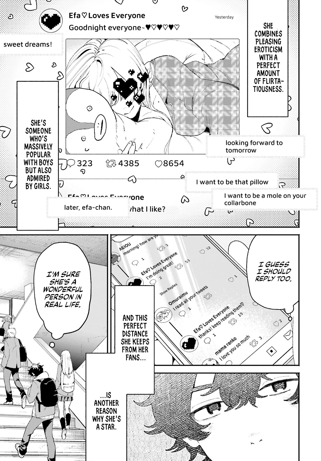 Secret Girl Through the Filter Chapter 1 page 6 - Chapter 1: The Iron Wall and Stone Face