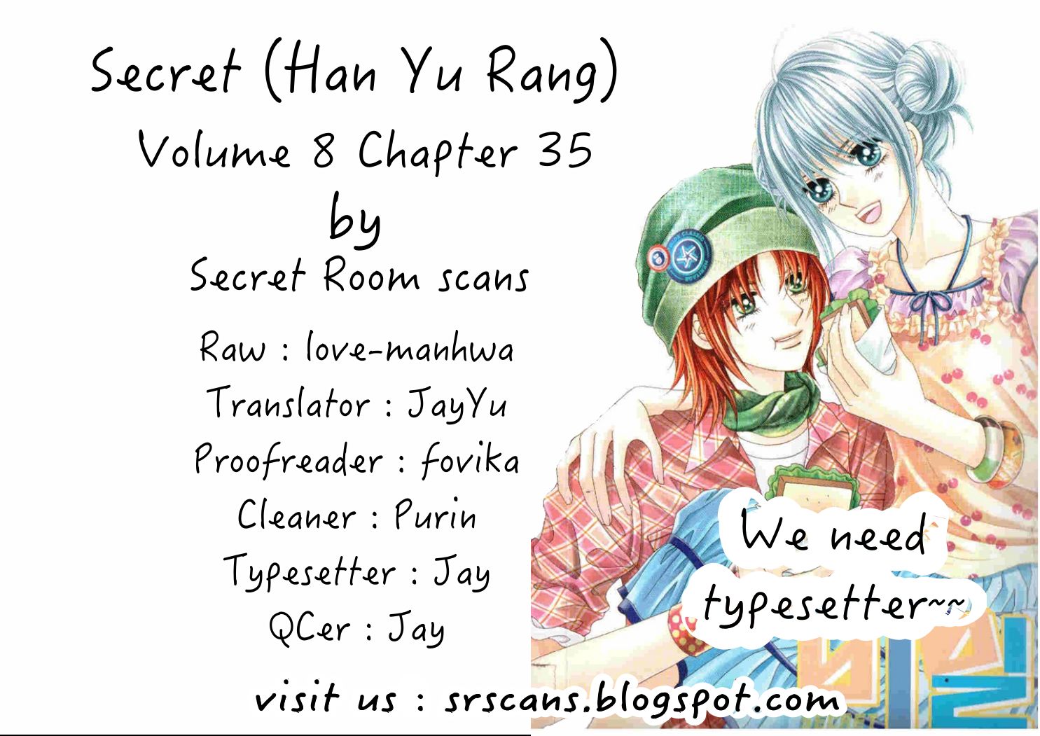 Secret (HAN Yu-Rang) Chapter 35 page 1 - Chapter 35
