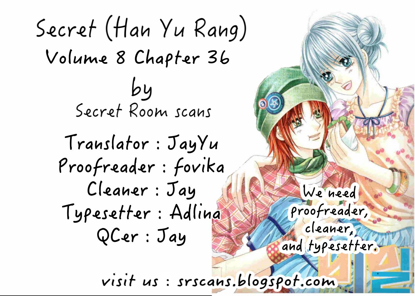 Secret (HAN Yu-Rang) Chapter 36 page 1 - Chapter 36