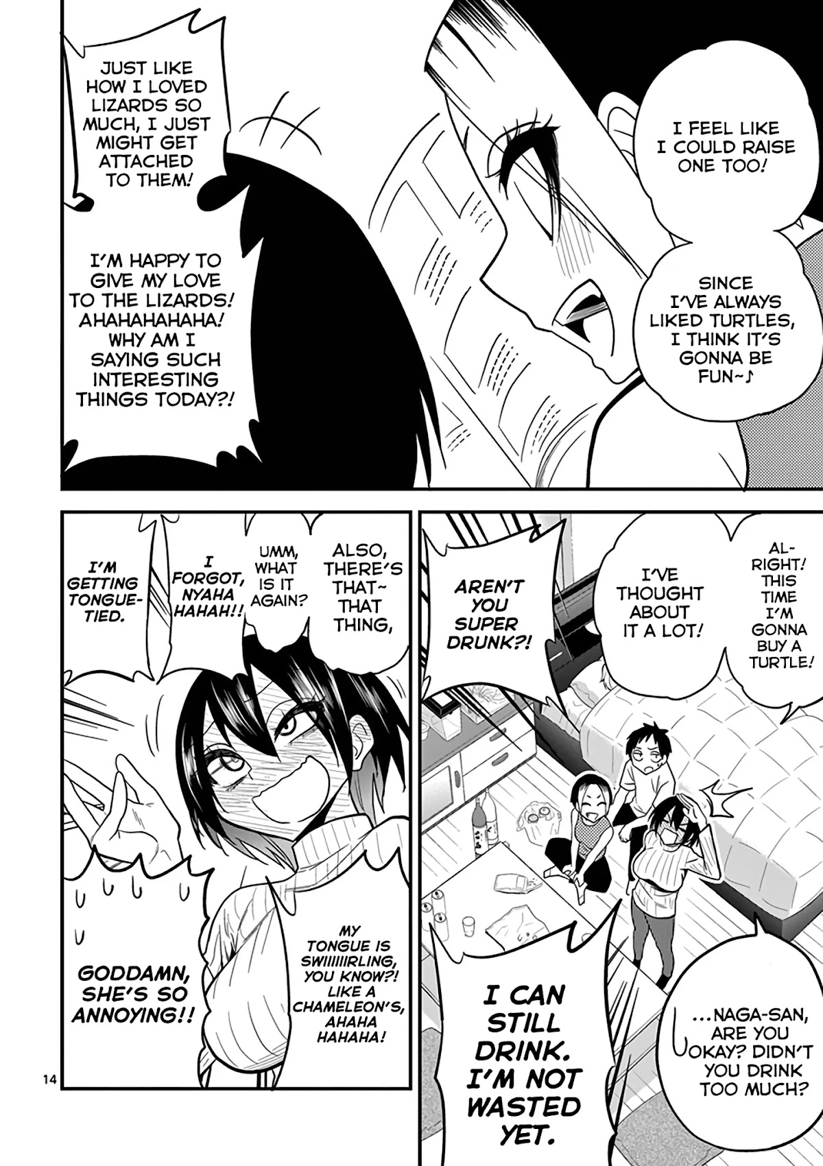 Secret Reptiles Chapter 12 page 14 - Chapter 12: Species #12: Absolutely No Drunk Sexual Harrassment