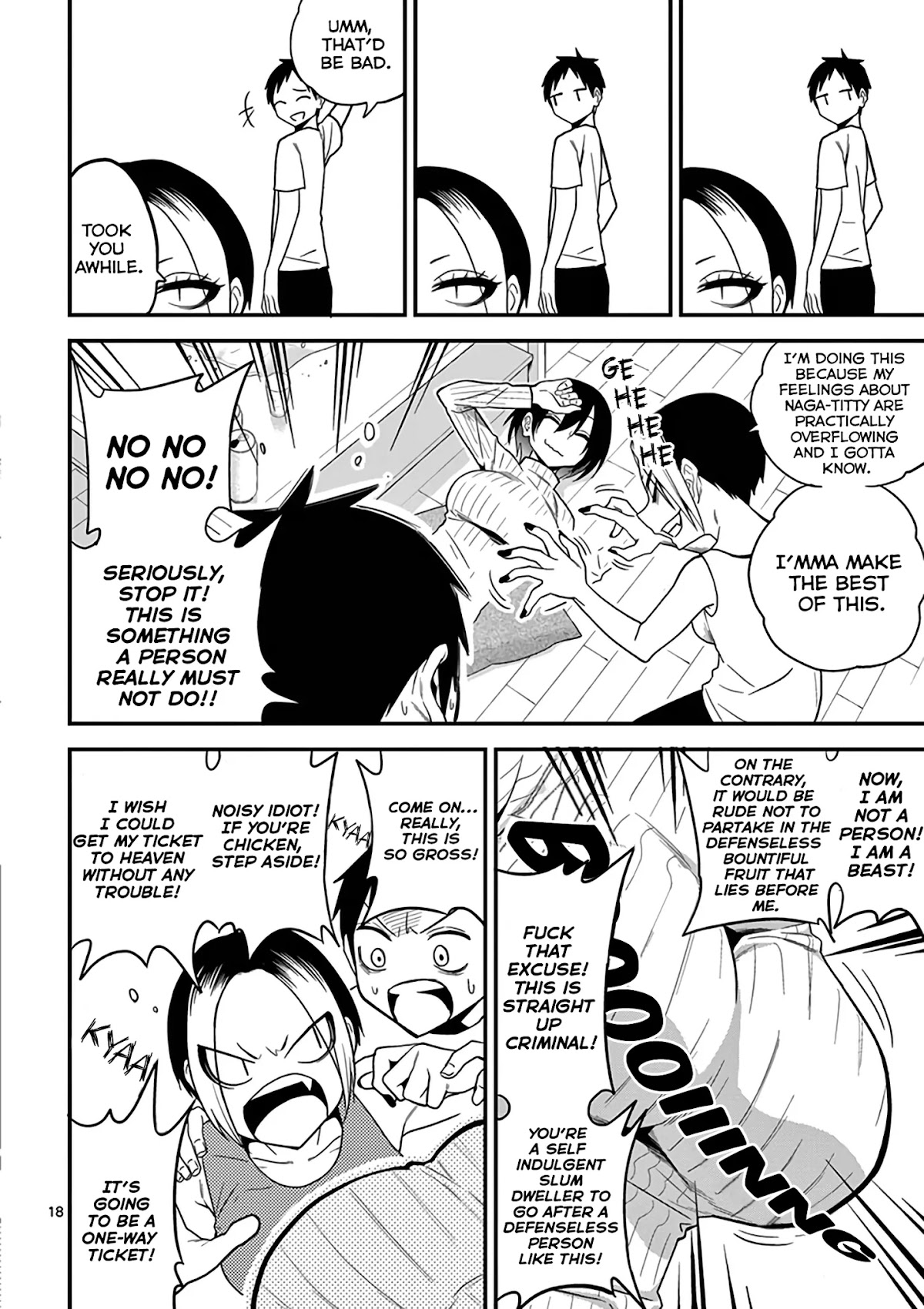 Secret Reptiles Chapter 12 page 18 - Chapter 12: Species #12: Absolutely No Drunk Sexual Harrassment