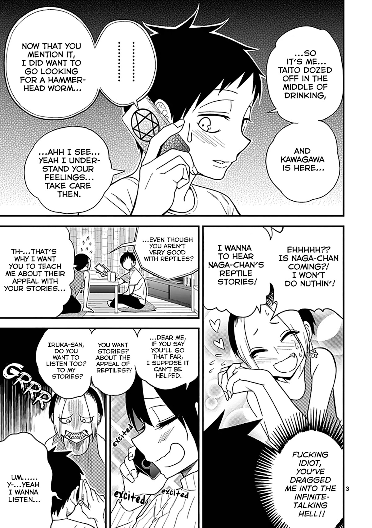 Secret Reptiles Chapter 12 page 4 - Chapter 12: Species #12: Absolutely No Drunk Sexual Harrassment