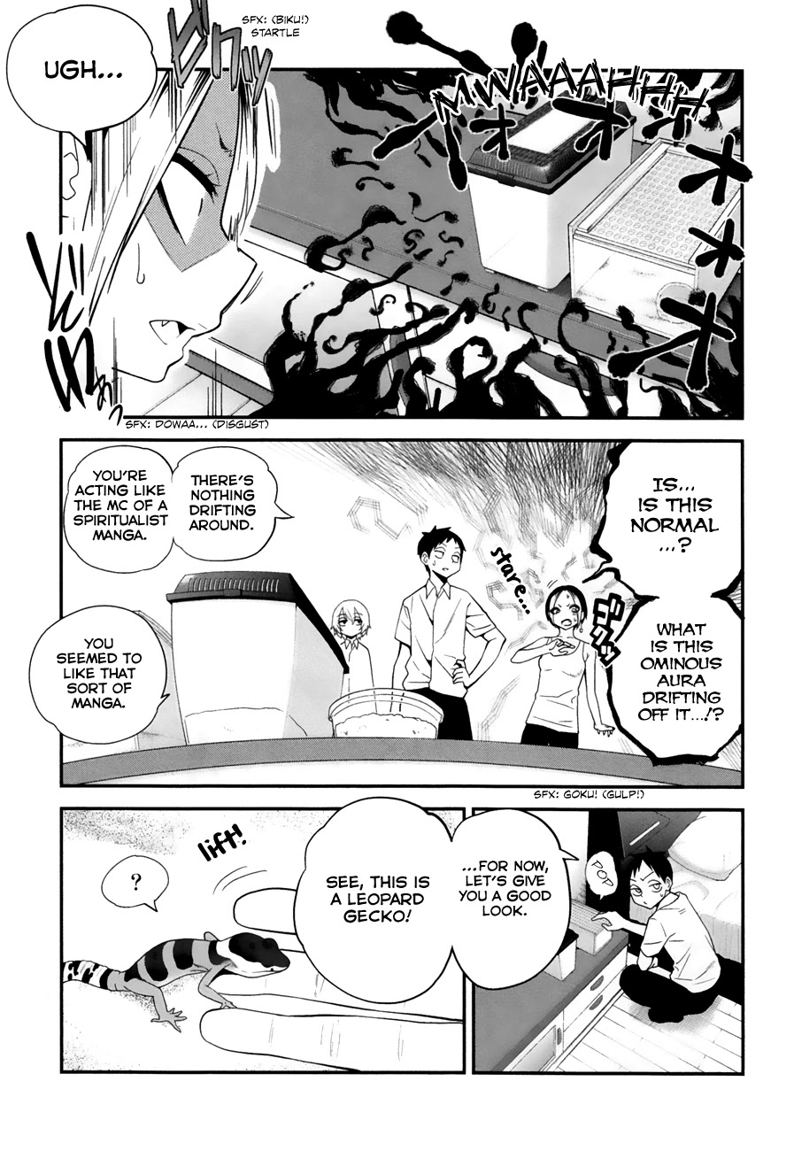 Secret Reptiles Chapter 7 page 7 - Chapter 7: Species #7 – Spinoff, or rather, Nice to meet you on the same time line!