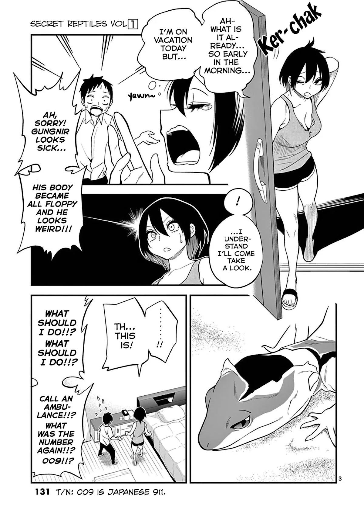 Secret Reptiles Chapter 8 page 5 - Chapter 8: Species #8: The Shedding Tale Part 1