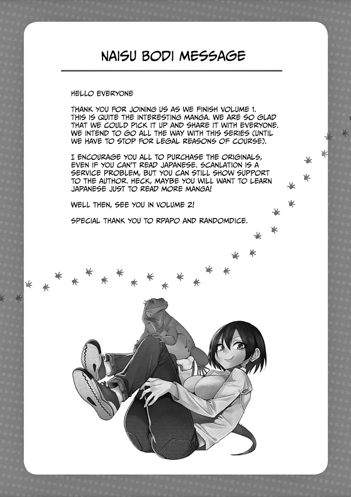 Secret Reptiles Chapter 9.5 page 15 - Chapter 9.5: Omake