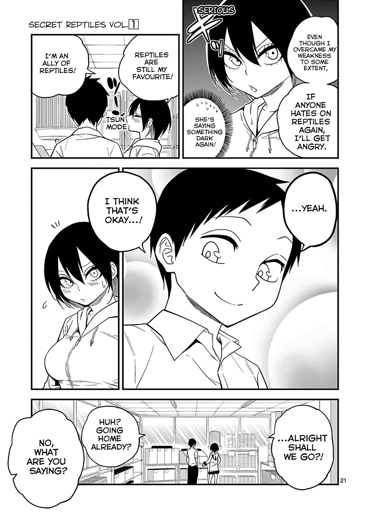 Secret Reptiles Chapter 9 page 22 - Chapter 9: Species #9: The Shedding Tale Part 2