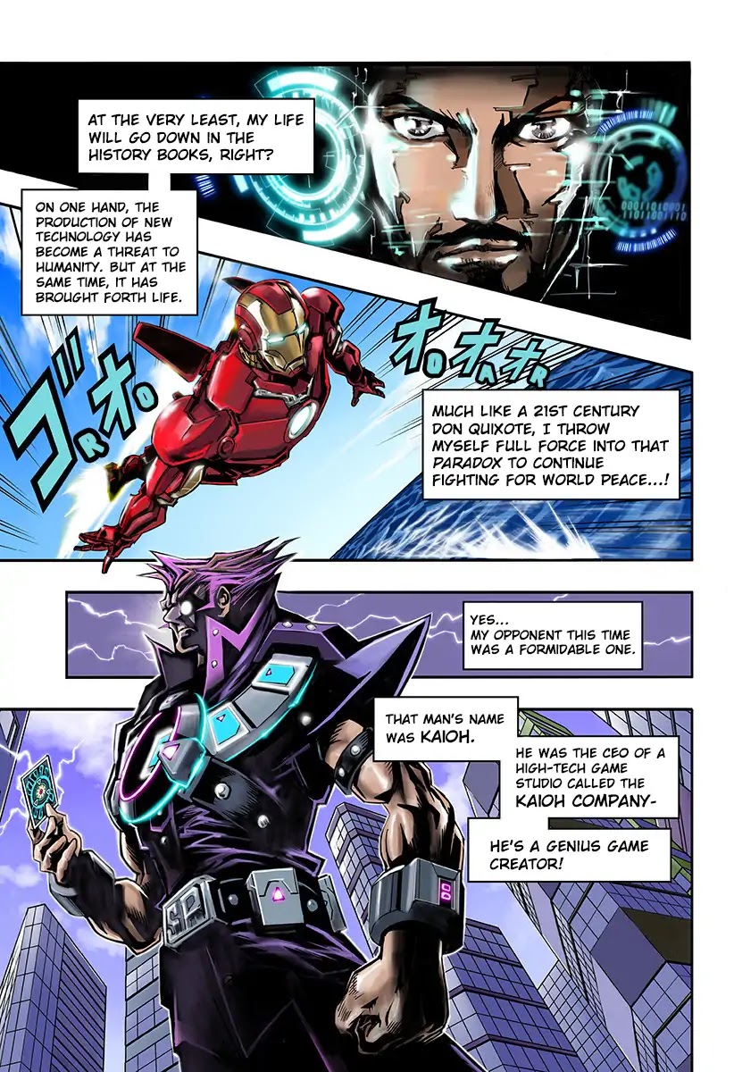 Secret Reverse: Marvel + JUMP Collaboration Chapter 1 page 2 - Chapter 1: Iron Man
