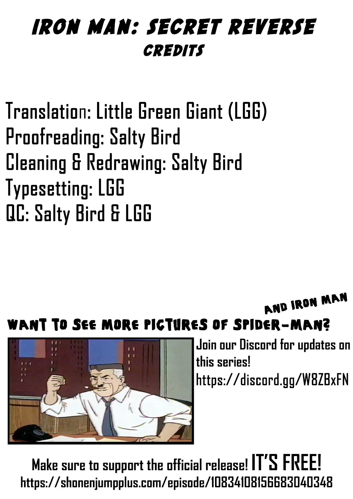 Secret Reverse: Marvel + JUMP Collaboration Chapter 1 page 41 - Chapter 1: Iron Man