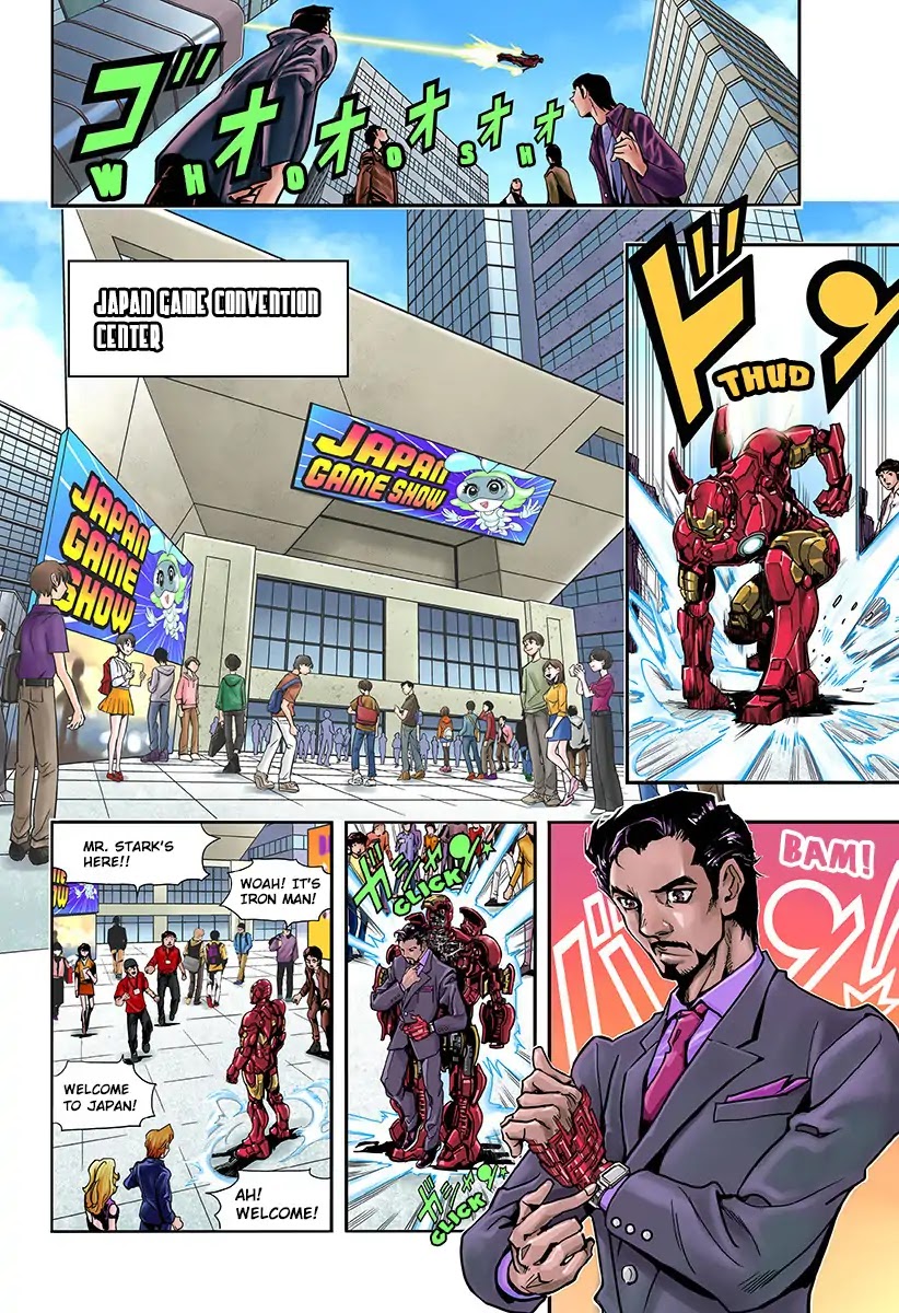 Secret Reverse: Marvel + JUMP Collaboration Chapter 1 page 5 - Chapter 1: Iron Man