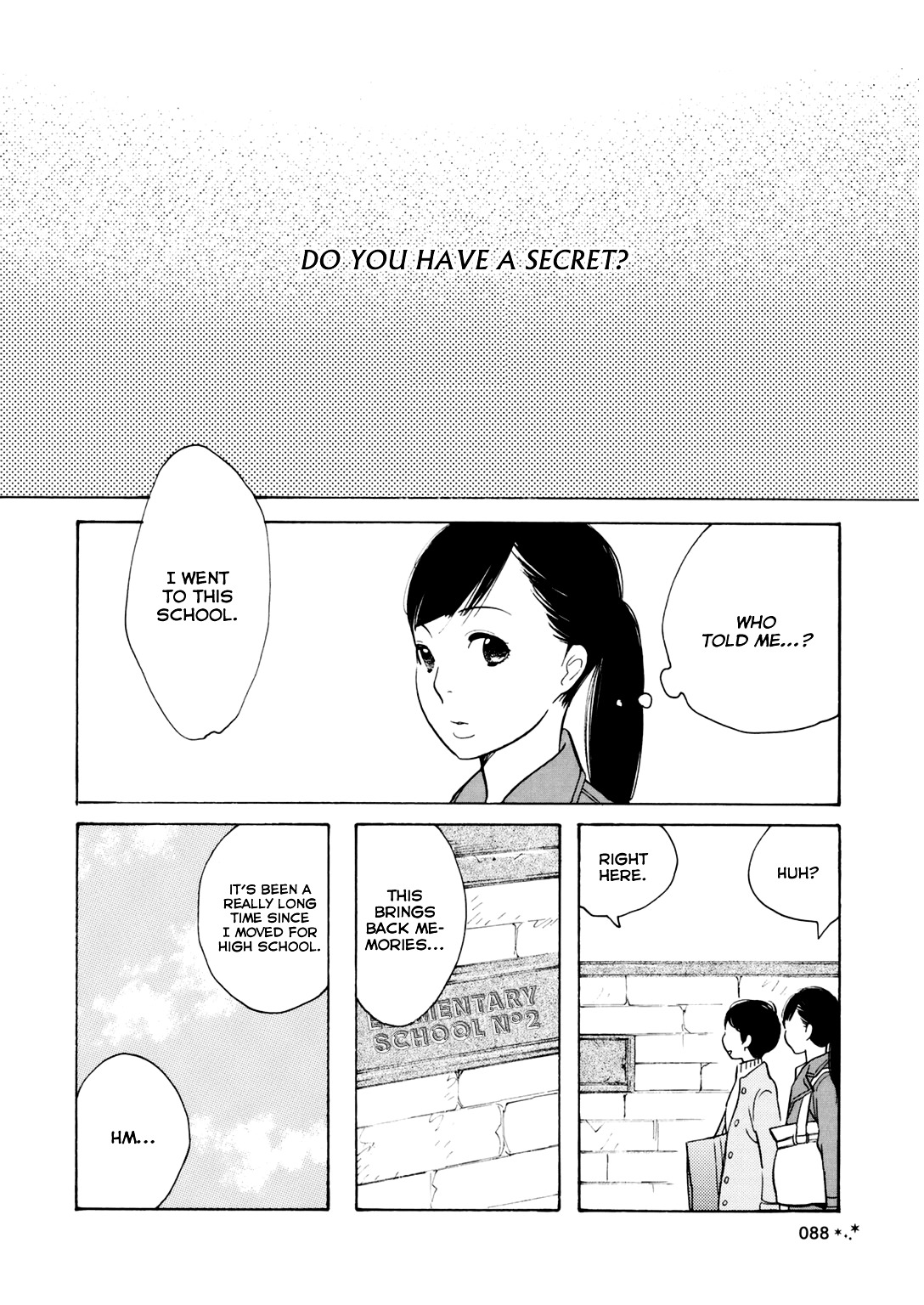 Secret (Takako Shimura) Chapter 0 page 3 - Chapter 0 : oneshot