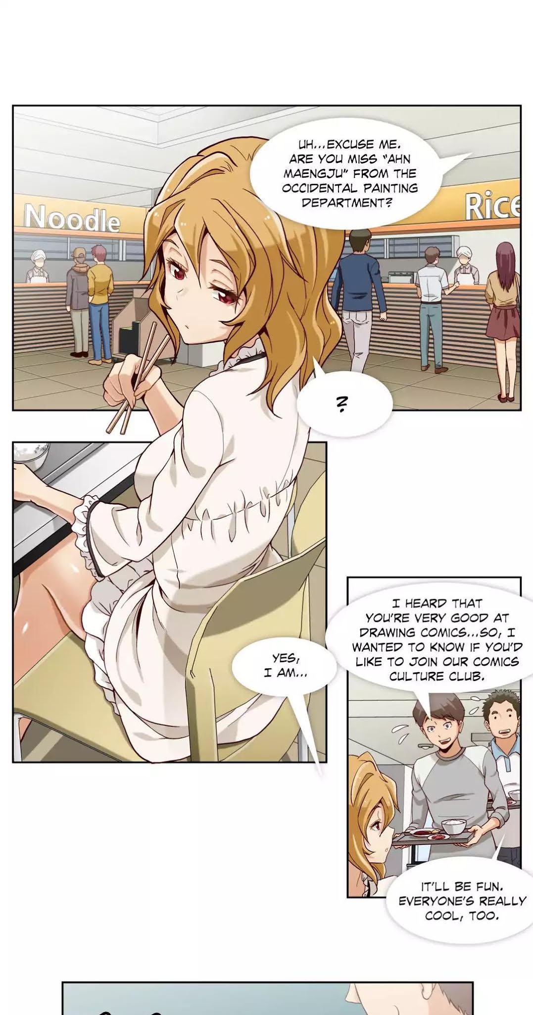 Secret X Folder Chapter 3 page 1 - Chapter 3