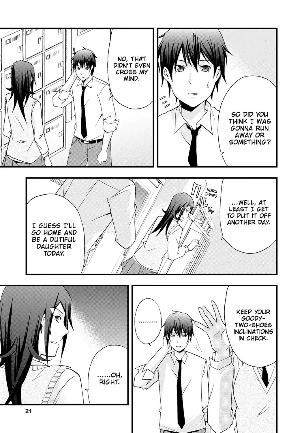 Secret (Yoshiki Tonogai) Chapter 12 page 21 - Chapter 12: Missing