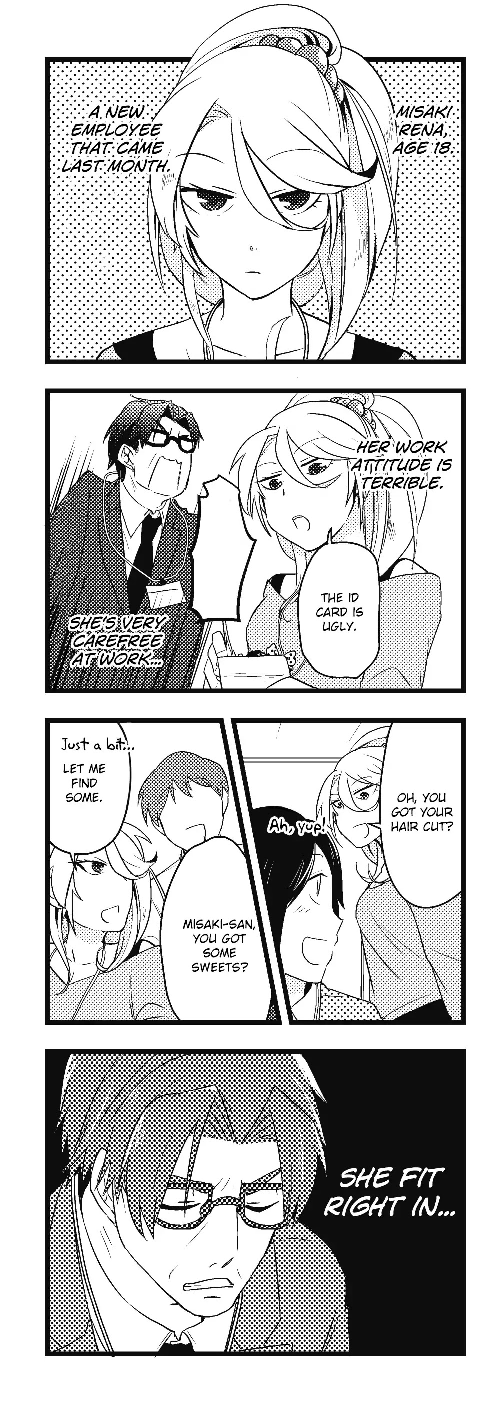 Section Manager Kawahara and his Gal Subordinate Chapter 1 page 4 - Chapter 1