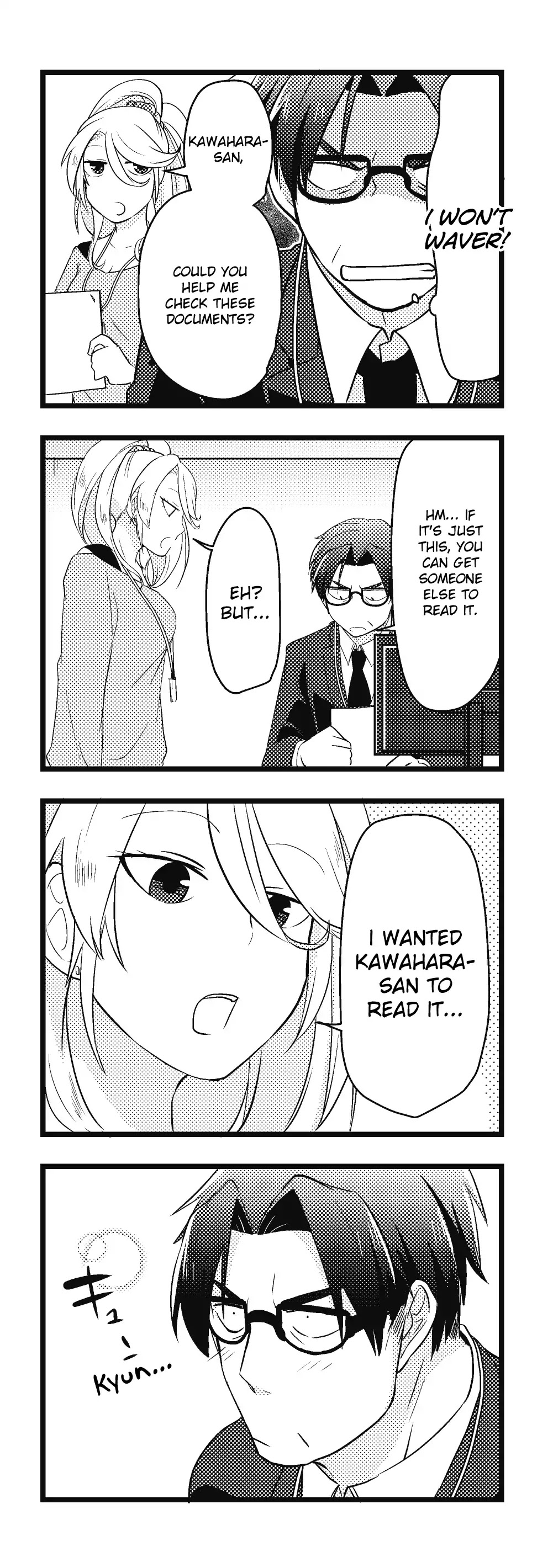 Section Manager Kawahara and his Gal Subordinate Chapter 1 page 5 - Chapter 1