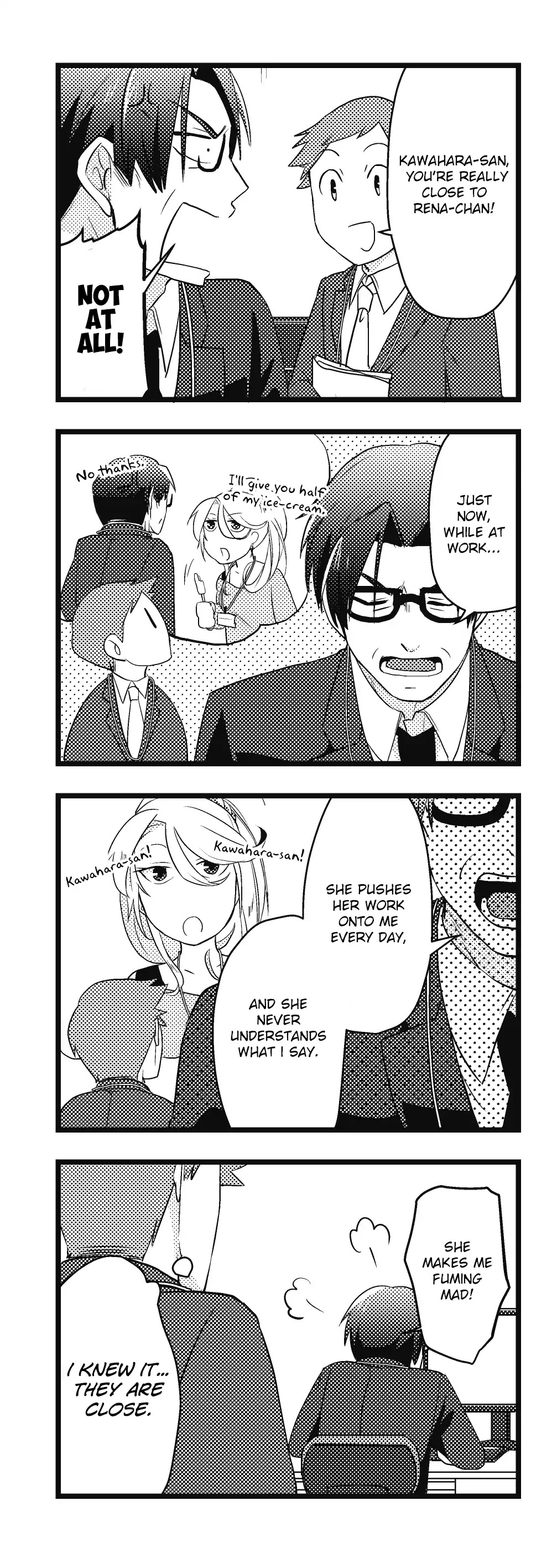 Section Manager Kawahara and his Gal Subordinate Chapter 1 page 6 - Chapter 1
