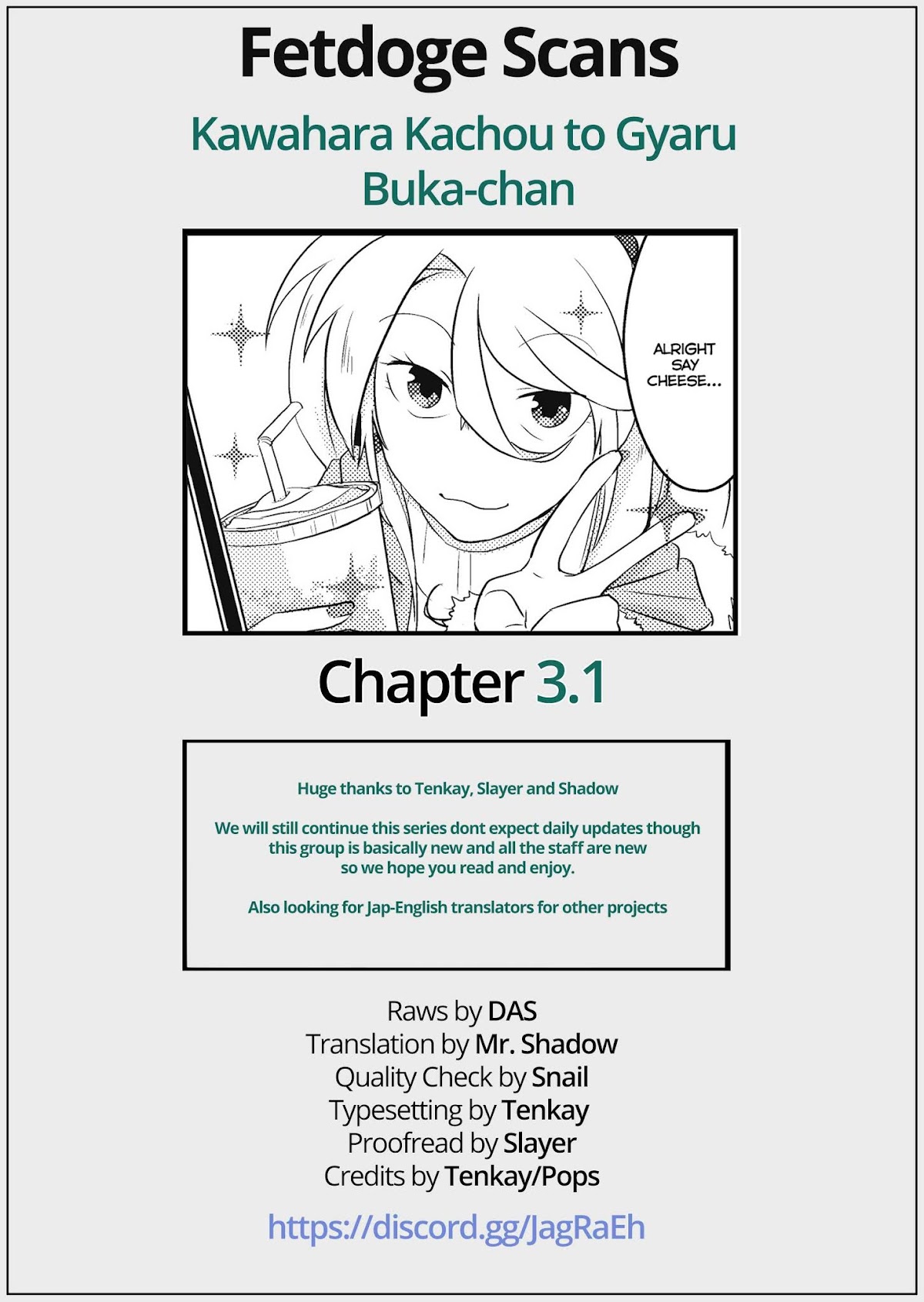 Section Manager Kawahara and his Gal Subordinate Chapter 3.1 page 4 - Chapter 3.1