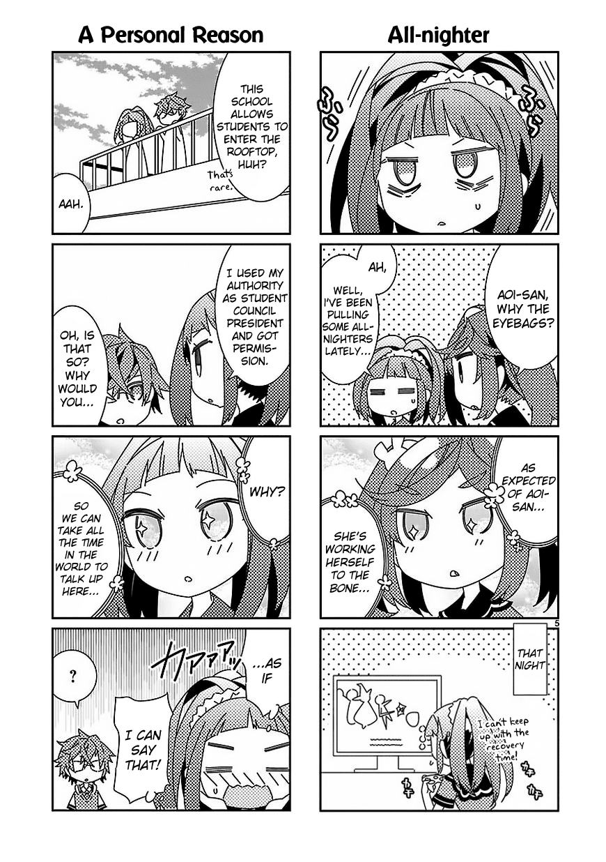 Seeking for Death Chapter 8.5 page 6 - Chapter 8.5: Bonus 4: Koma and Color Illustrations