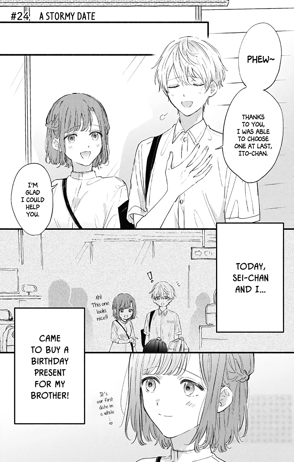 Sei-chan, Your Love Is Too Much! Chapter 24 page 2 - Chapter 24: A Stormy Date