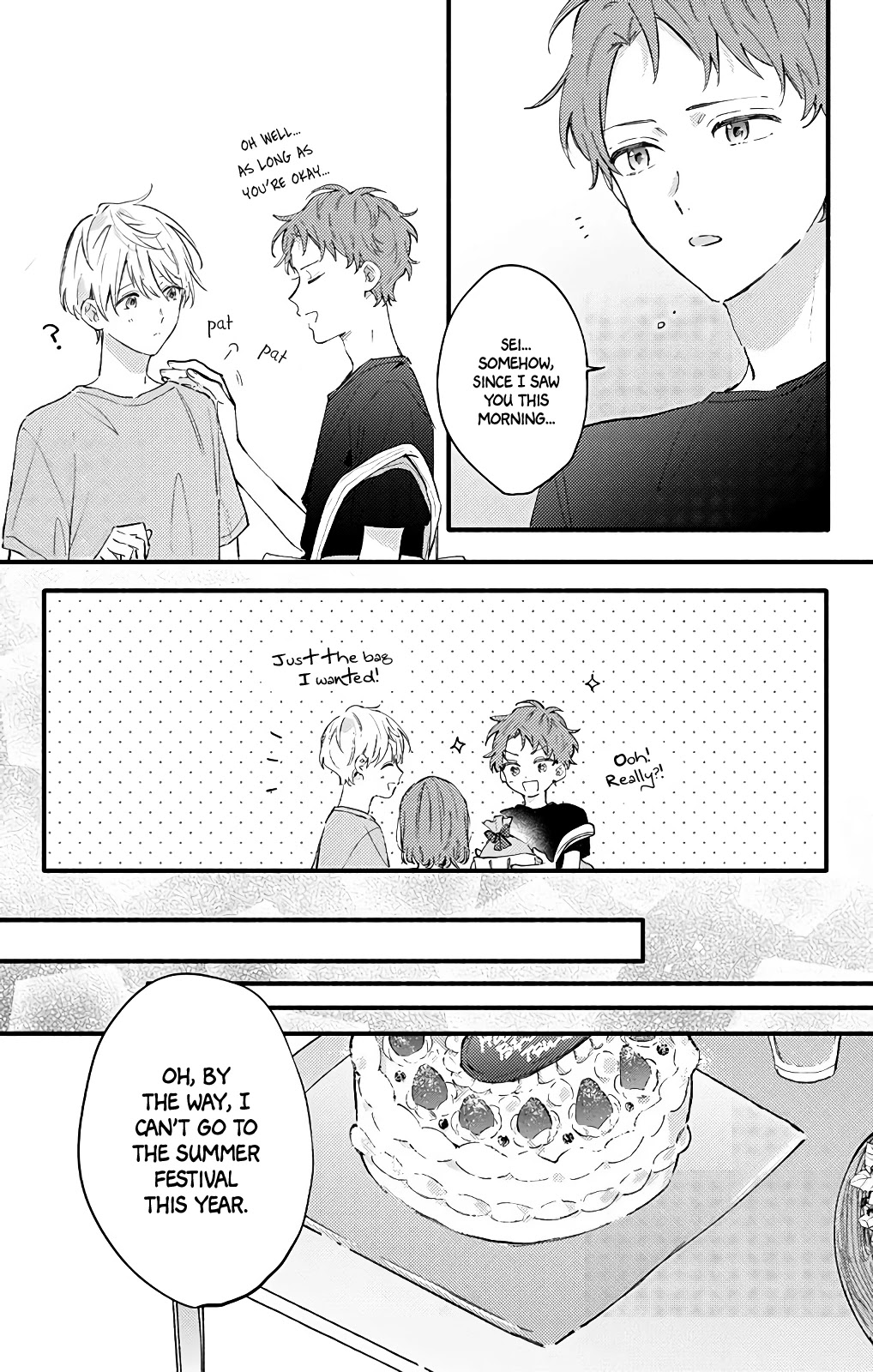 Sei-chan, Your Love Is Too Much! Chapter 26 page 10 - Chapter 26: Regret and Determination