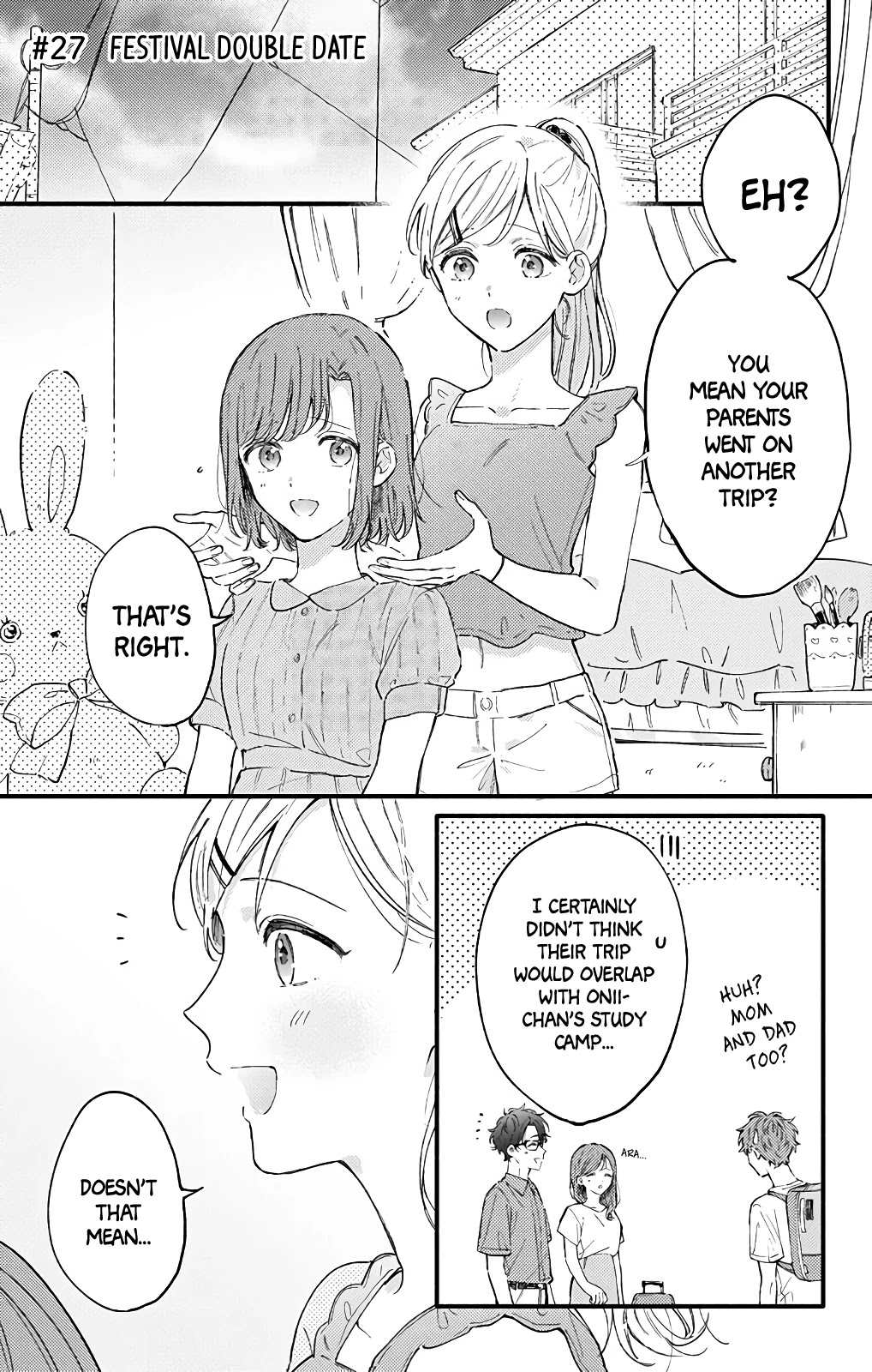 Sei-chan, Your Love Is Too Much! Chapter 27 page 1 - Chapter 27: Festival Double Date