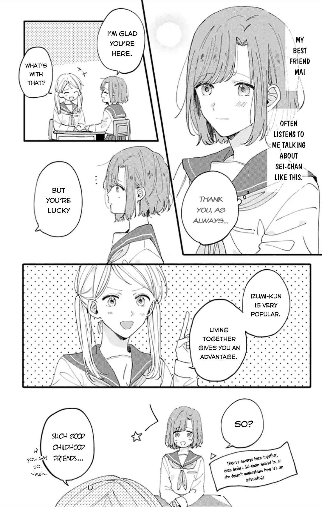 Sei-chan, Your Love Is Too Much! Chapter 3 page 4 - Chapter 3