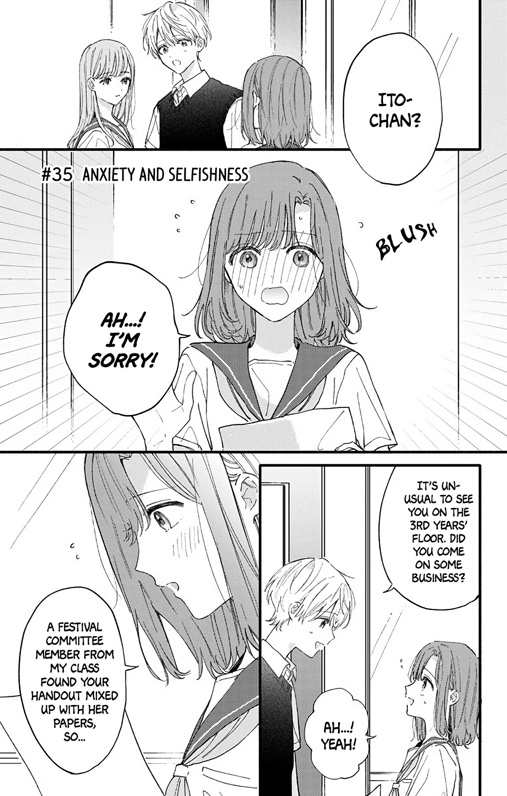 Sei-chan, Your Love Is Too Much! Chapter 35 page 1 - Chapter 35: Anxiety and Selfishness