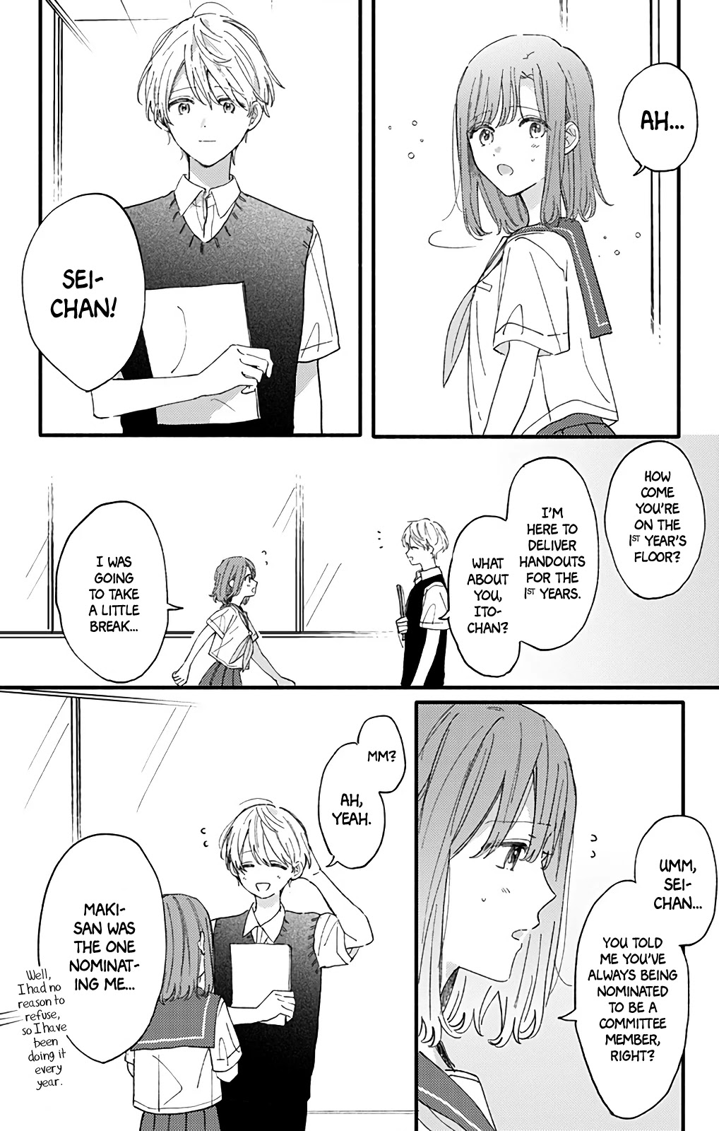 Sei-chan, Your Love Is Too Much! Chapter 36 page 12 - Chapter 36: What If It Wasn't A Joke?